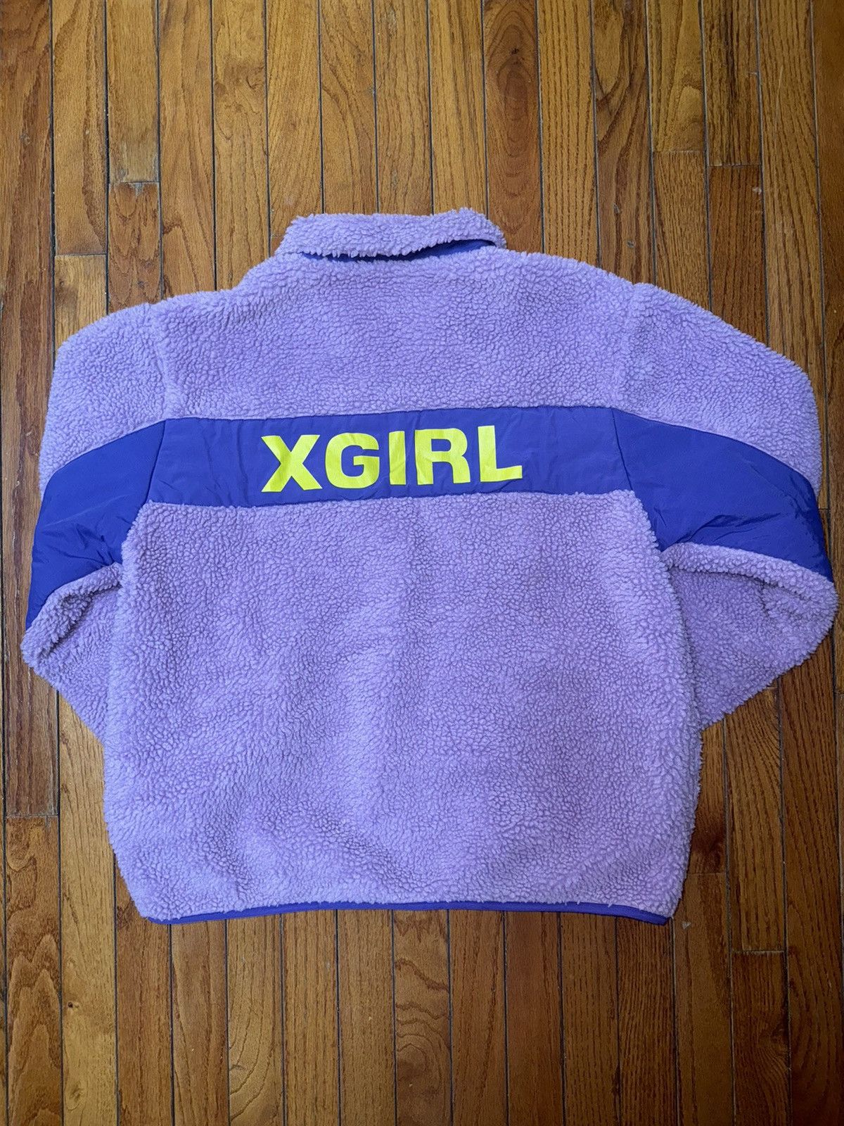 X-Girl AMAZING RARE VINTAGE X-GIRL SAMPLE PURPLE WOOL ANORAK Size S / US 4 / IT 40 - 2 Thumbnail