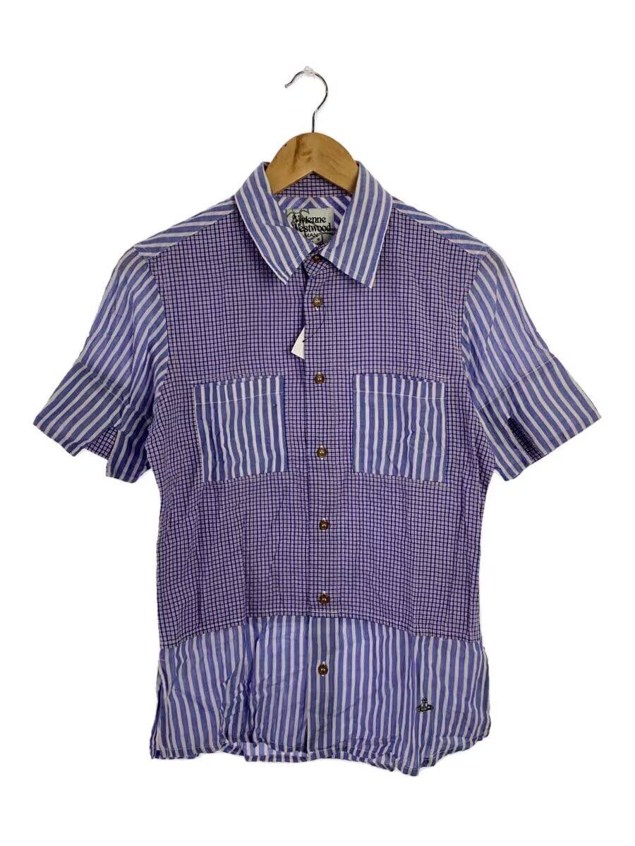 Vivienne Westwood Reconstructed Panel Short Sleeve Button Shirt Size US S / EU 44-46 / 1 - 1 Thumbnail