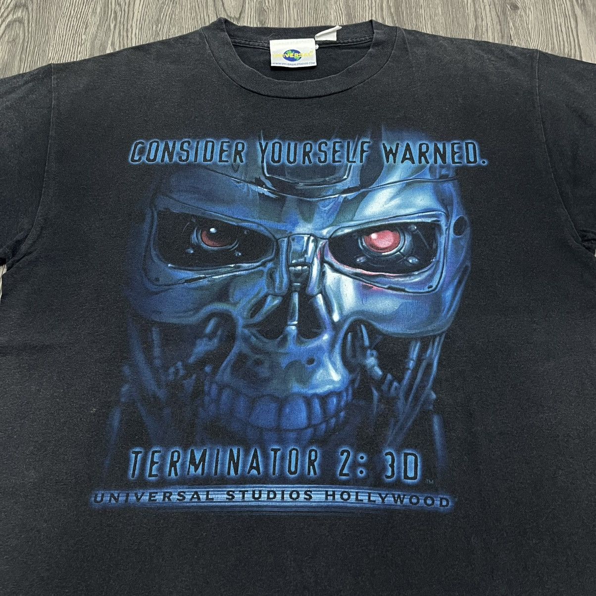 Universal Studios Vintage 90s Terminator 2:3D Universal Studios T-shirt Size US XL / EU 56 / 4 - 3 Thumbnail