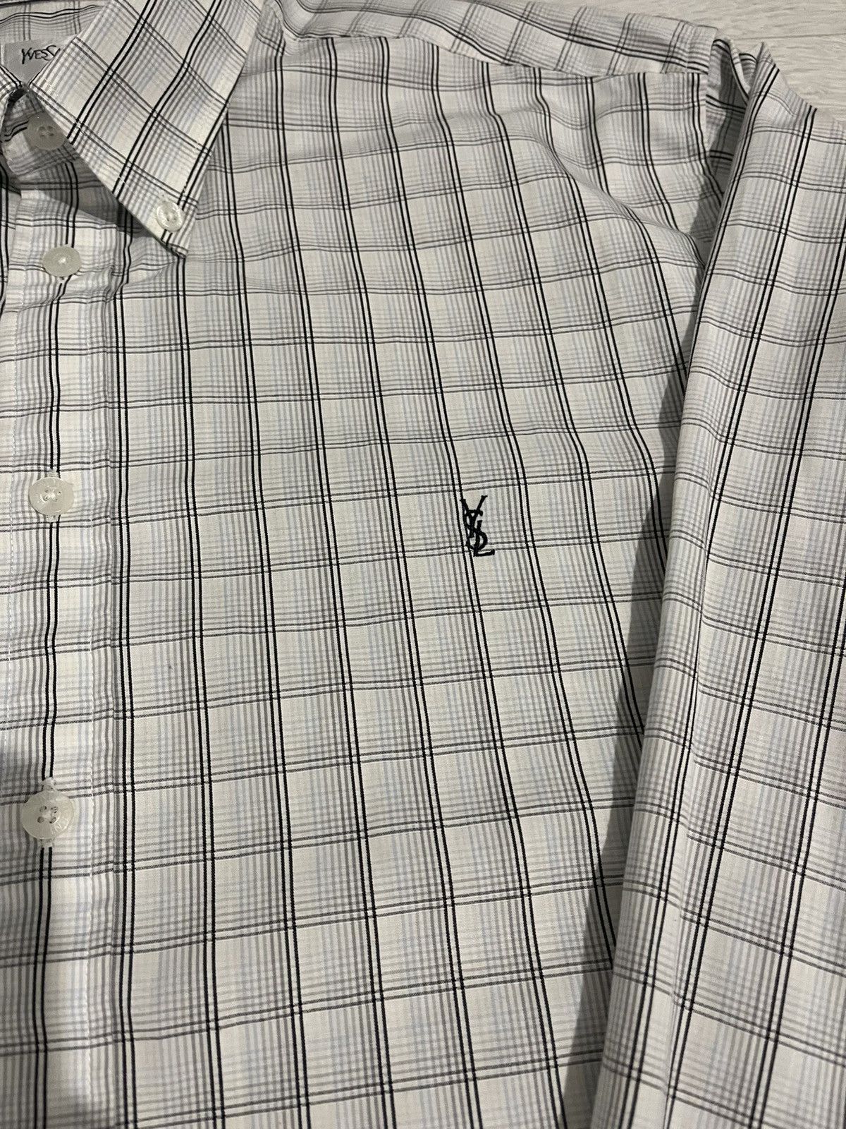 Yves Saint Laurent Yves Saint Laurent Shirt with logo Size US L / EU 52-54 / 3 - 2 Thumbnail