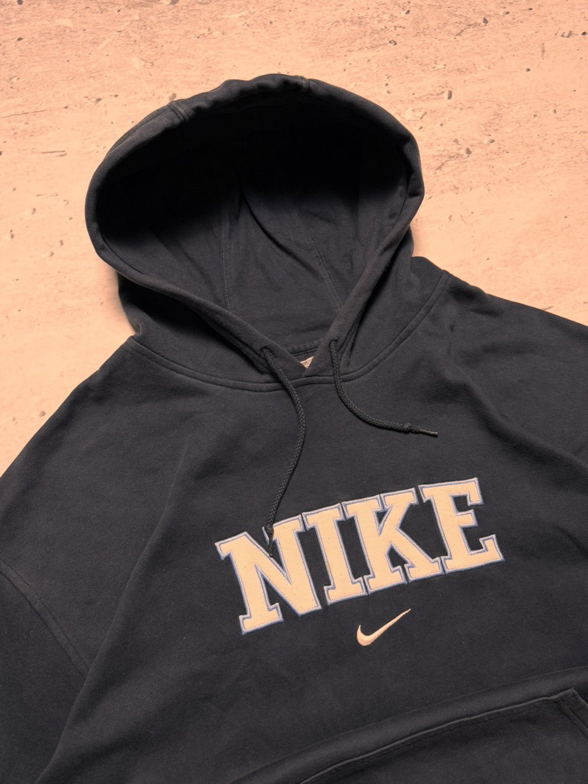 Nike × Vintage NIKE VINTAGE CENTER LOGO OVERSIZE BOXY HOODIE Size US XL / EU 56 / 4 - 3 Thumbnail