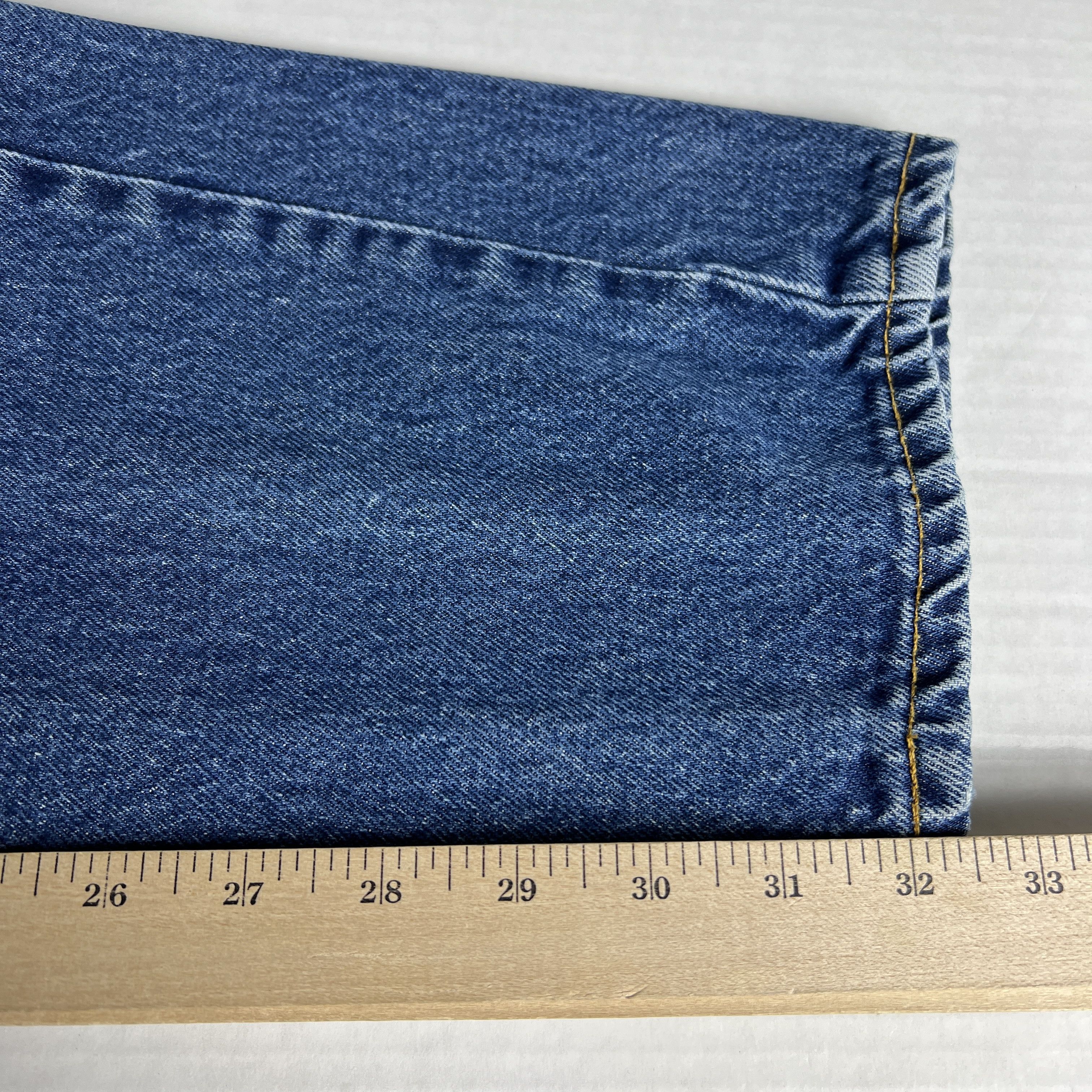 Levi's × Vintage VTG 80s Levi's Jeans 505 Straight Blue Faded Cotton Denim Size US 32 / EU 48 - 18 Thumbnail