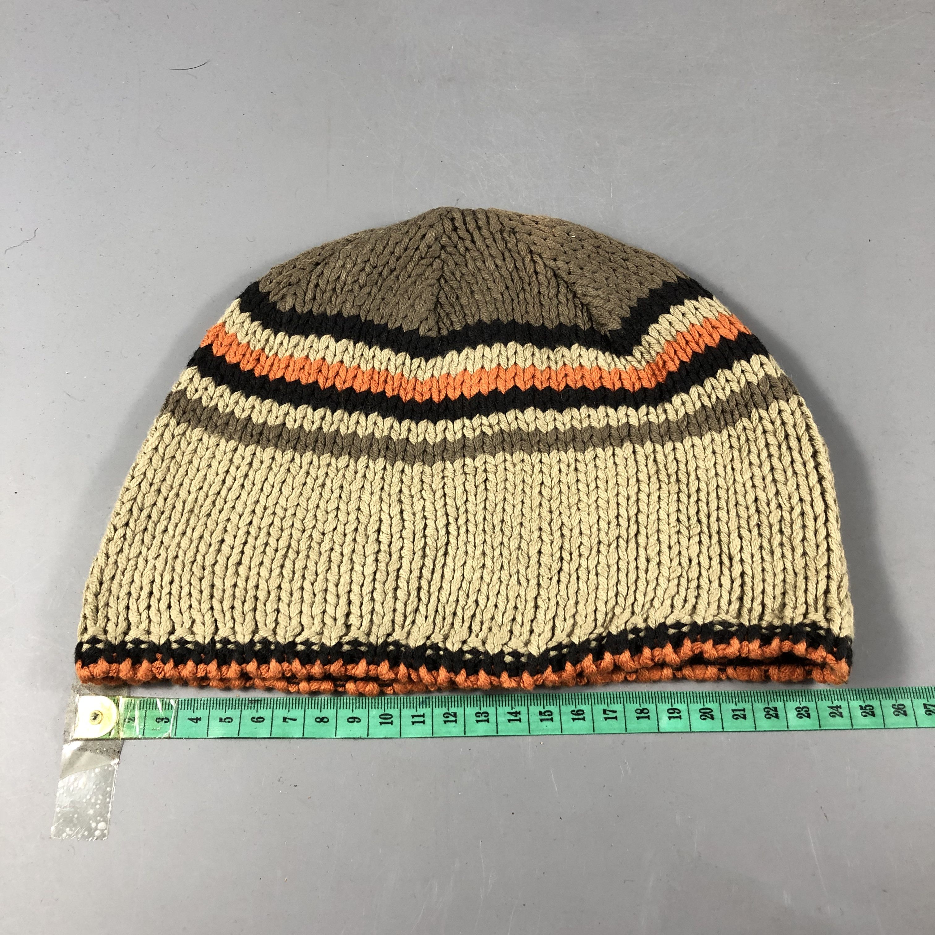 Vintage Unknown Knit Cotton Beanie Snowcap Snow Hat B878 Size ONE SIZE - 3 Thumbnail