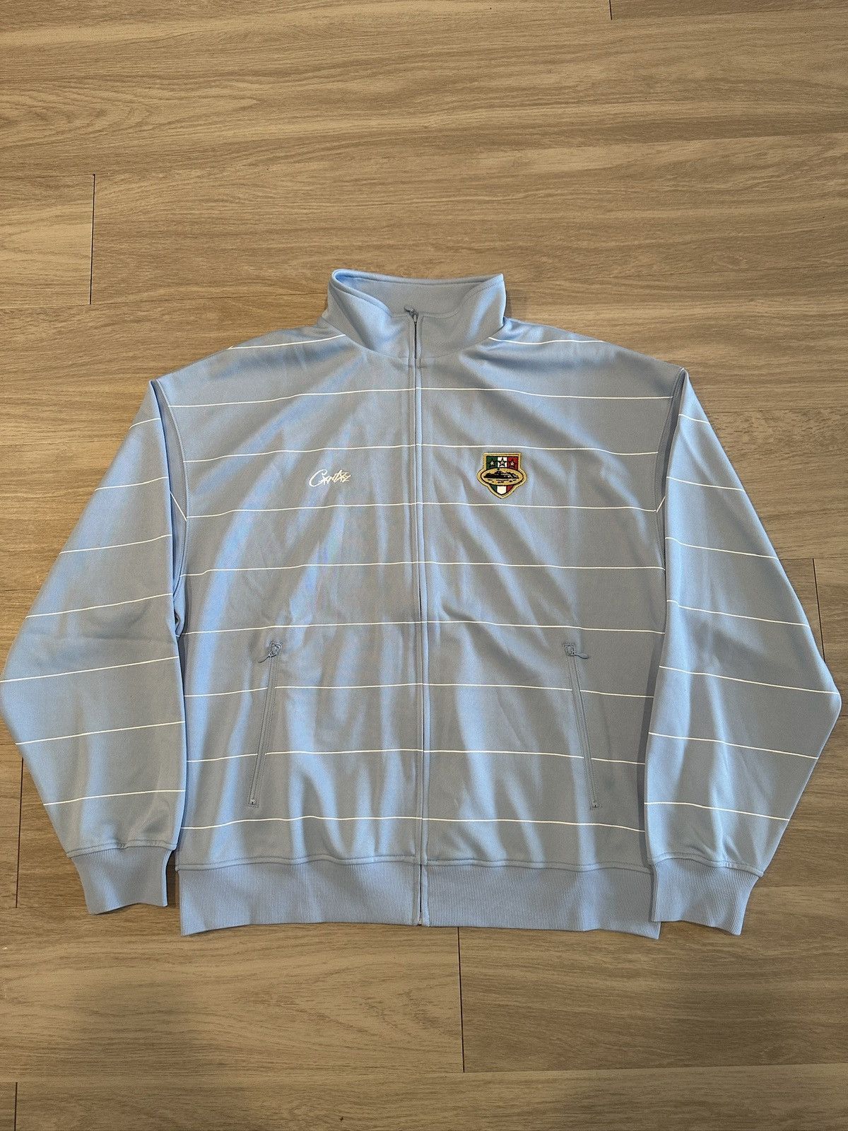 Corteiz VVS Uptown Velour Jacket 　グレー Corteiz VVS Uptown Velour Track Jacket Grey Men's - SS24 - US