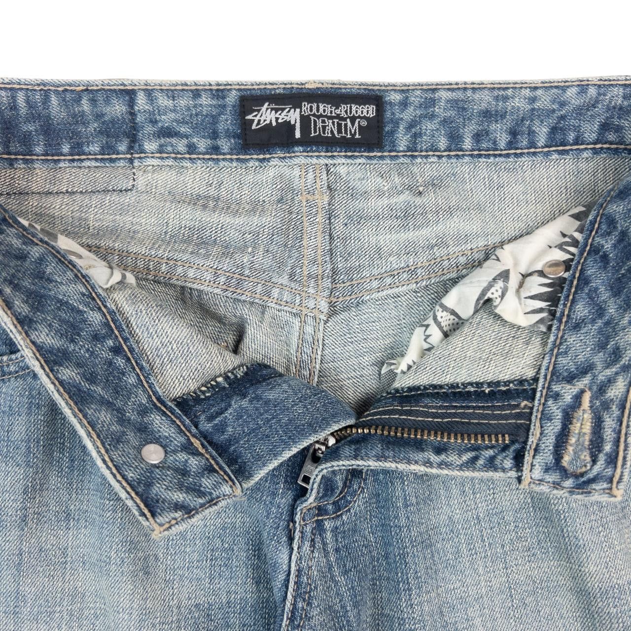 Stussy Vintage Stussy Graffiti Denim Jeans Size W28 Size US 28 / EU 44 - 5 Thumbnail