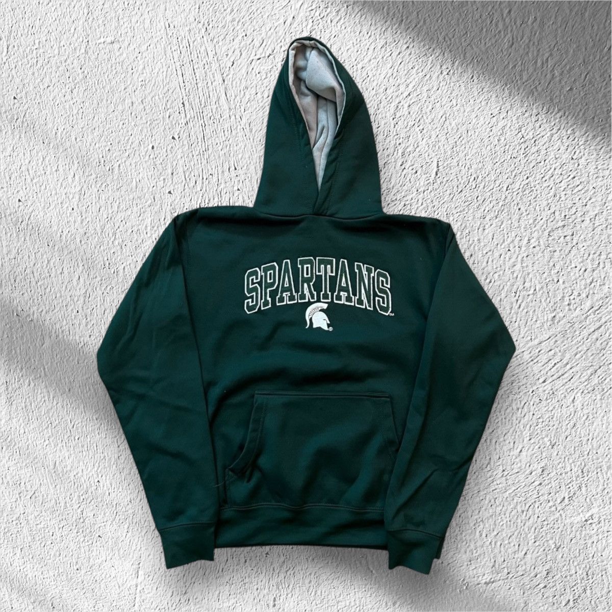 Vintage Vintage Michigan State Spartans Hoodie – Old Varsity Brand Size US M / EU 48-50 / 2 - 1 Thumbnail