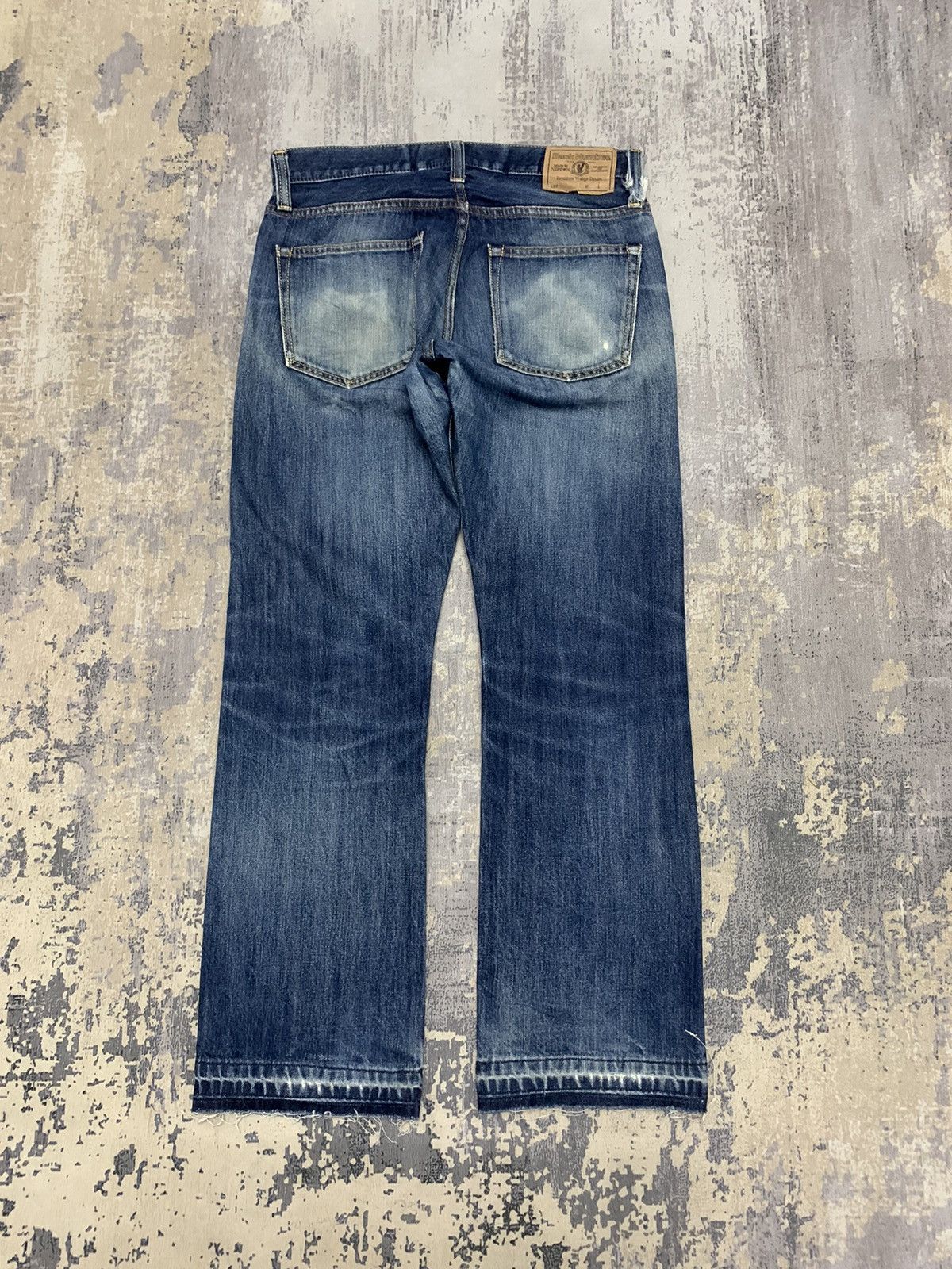 Japanese Brand Archive Japanese Back Number Distressed WWII Style 31 Size US 31 - 10 Thumbnail