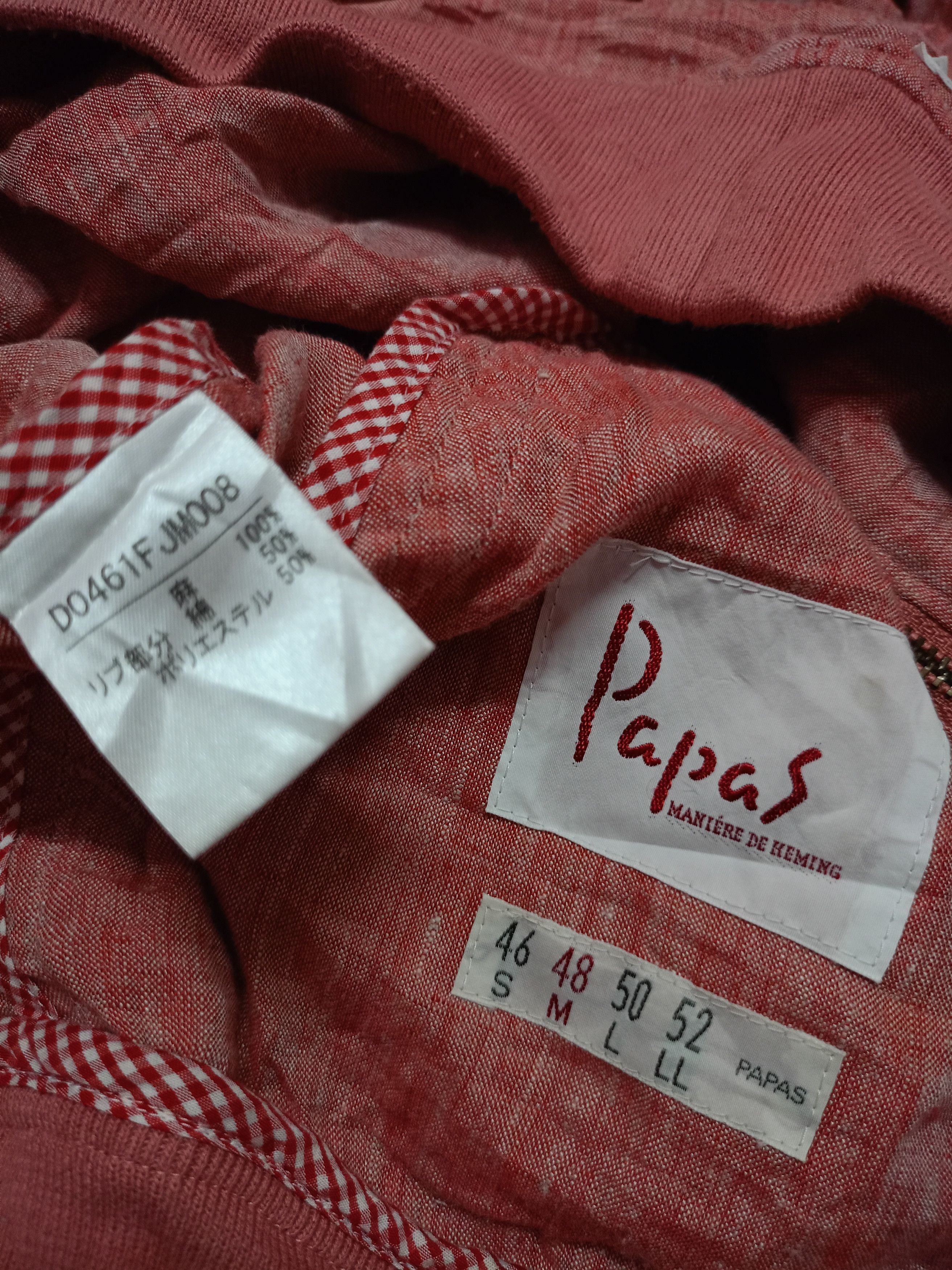 Japanese Brand Papas Maniere De Heming X like Kapital Size US M / EU 48-50 / 2 - 7 Thumbnail
