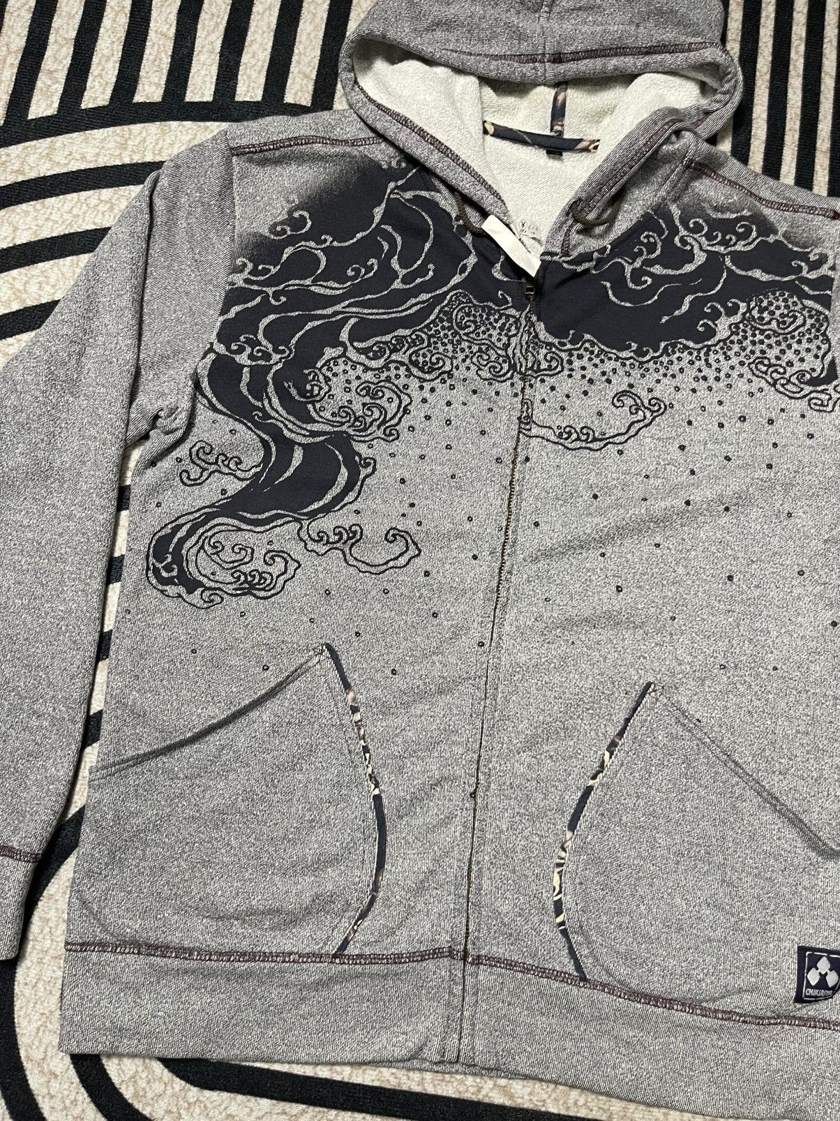 Karakuri Tamashii 90s KARAKURI YAMASHI DOLPHIN ZIPPER HOODIE Size US M / EU 48-50 / 2 - 4 Thumbnail