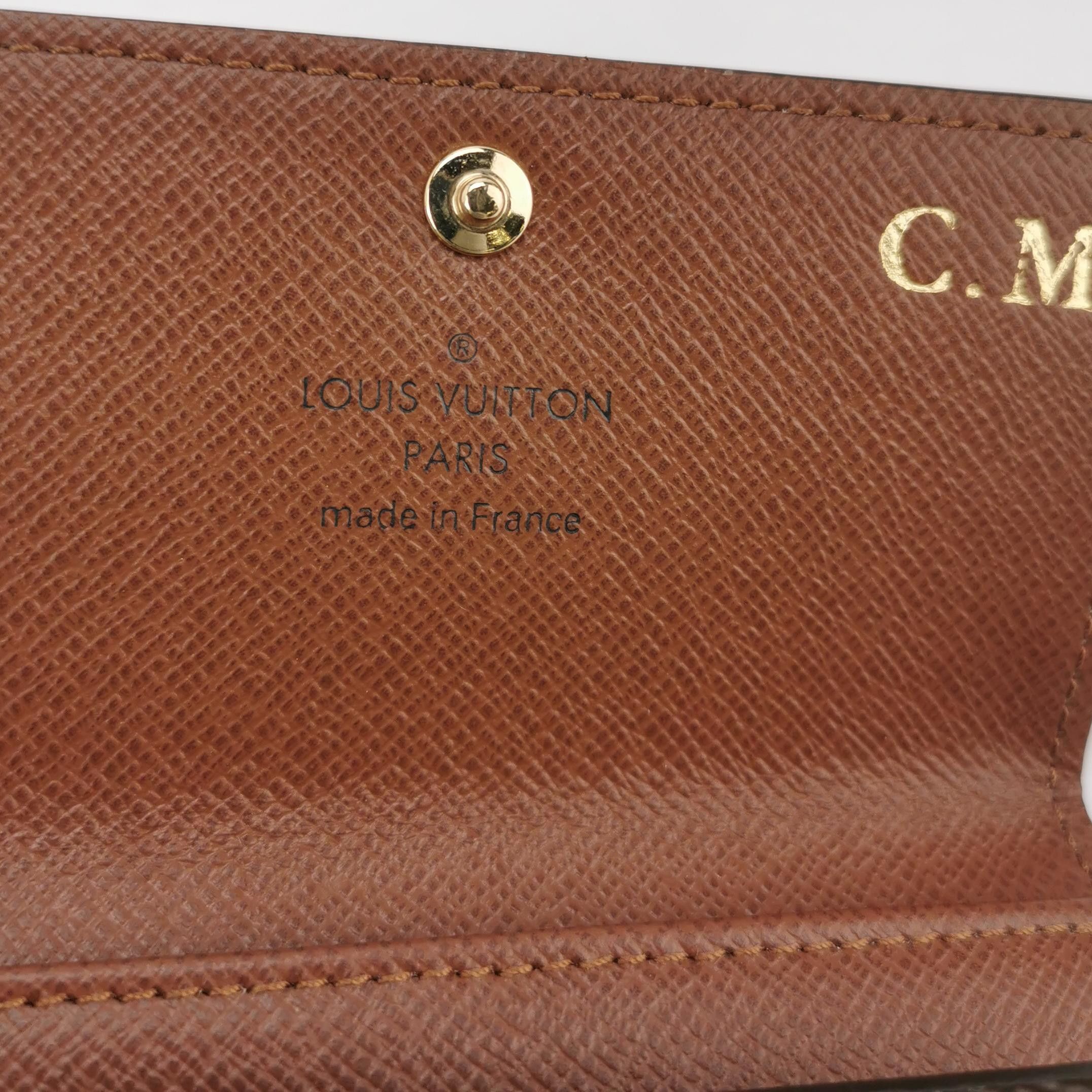 Louis Vuitton Louis Vuitton (LV) Monogram Print Snap Key Bag Chip -y2506 Size ONE SIZE - 3 Thumbnail