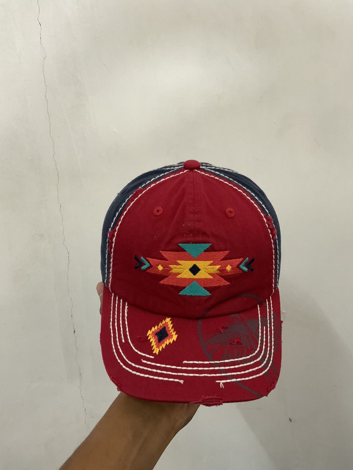 Unsound Rags Catchfly Navajo Distressed Embroidery Hat Size ONE SIZE - 5 Thumbnail