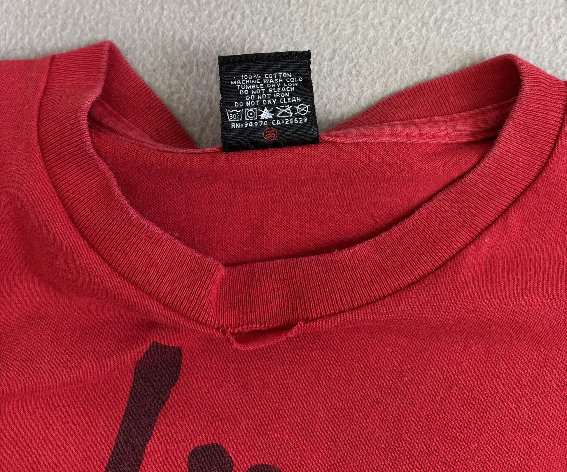 Stussy Stussy red t-shirt large Size US L / EU 52-54 / 3 - 15 Thumbnail