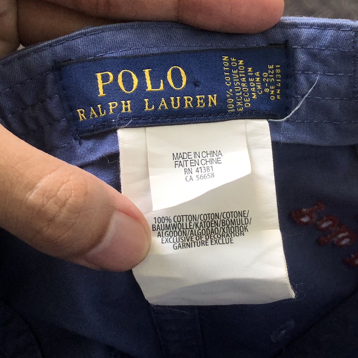 Polo Ralph Lauren Rare Vintage Polo Ralph Lauren MCMLXVII Big Logo Hat Size ONE SIZE - 7 Thumbnail