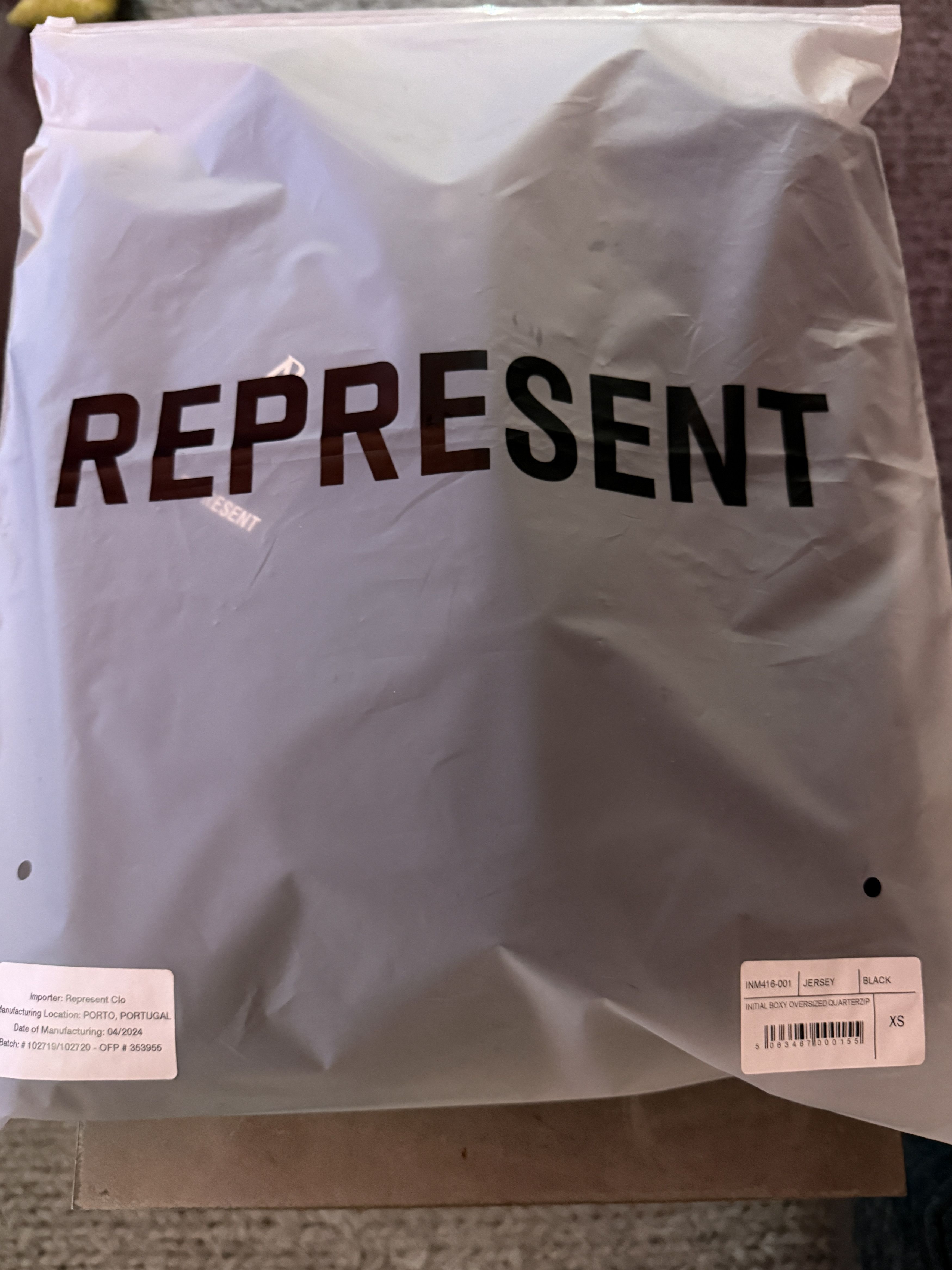 Represent Clo. Initial Boxy Quarter Zip Size US XS / EU 42 / 0 - 8 Thumbnail
