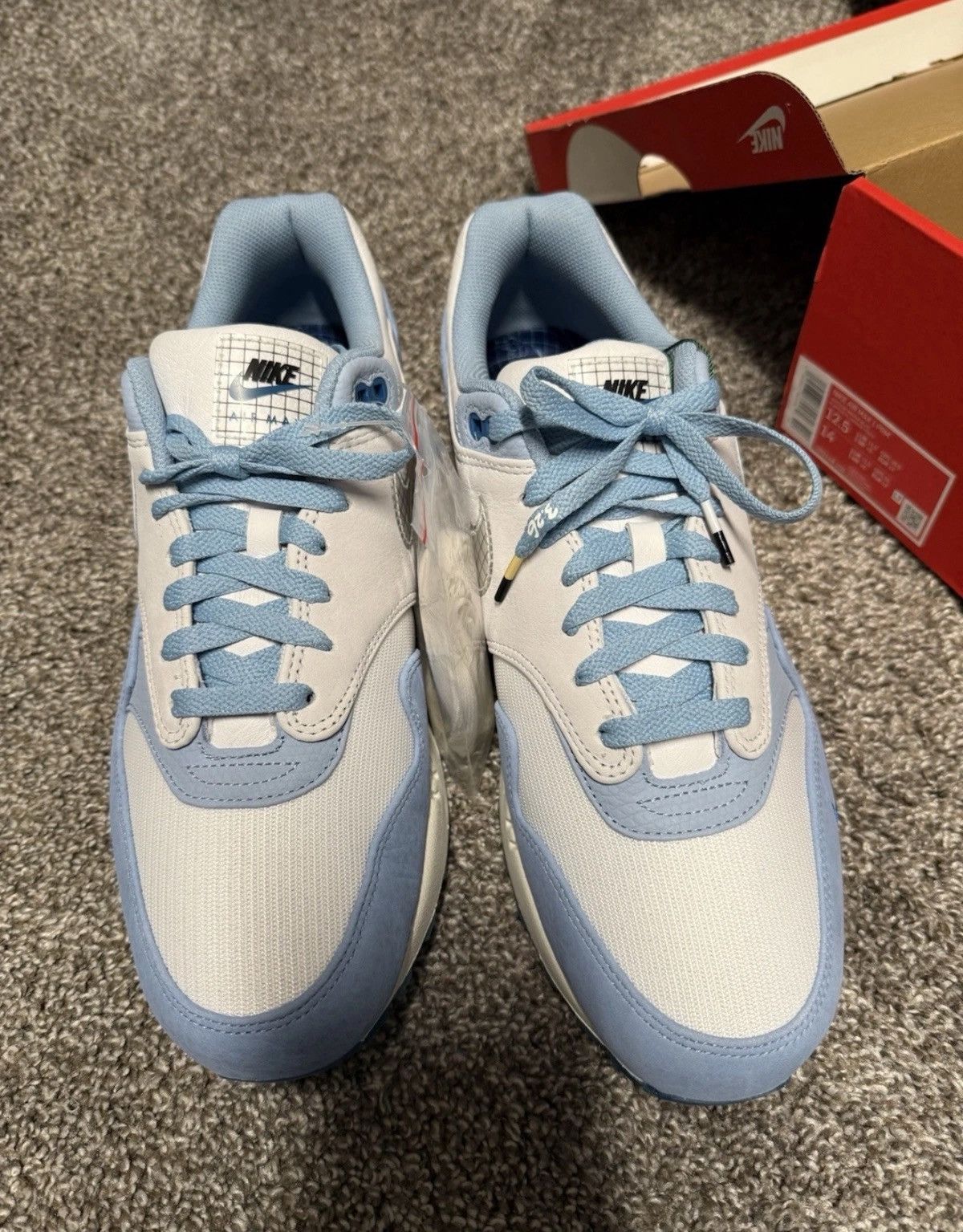 Nike Nike Air Max 1 Premium Blueprint, Size 12.5 Size US 12.5 / EU 45-46 - 3 Thumbnail