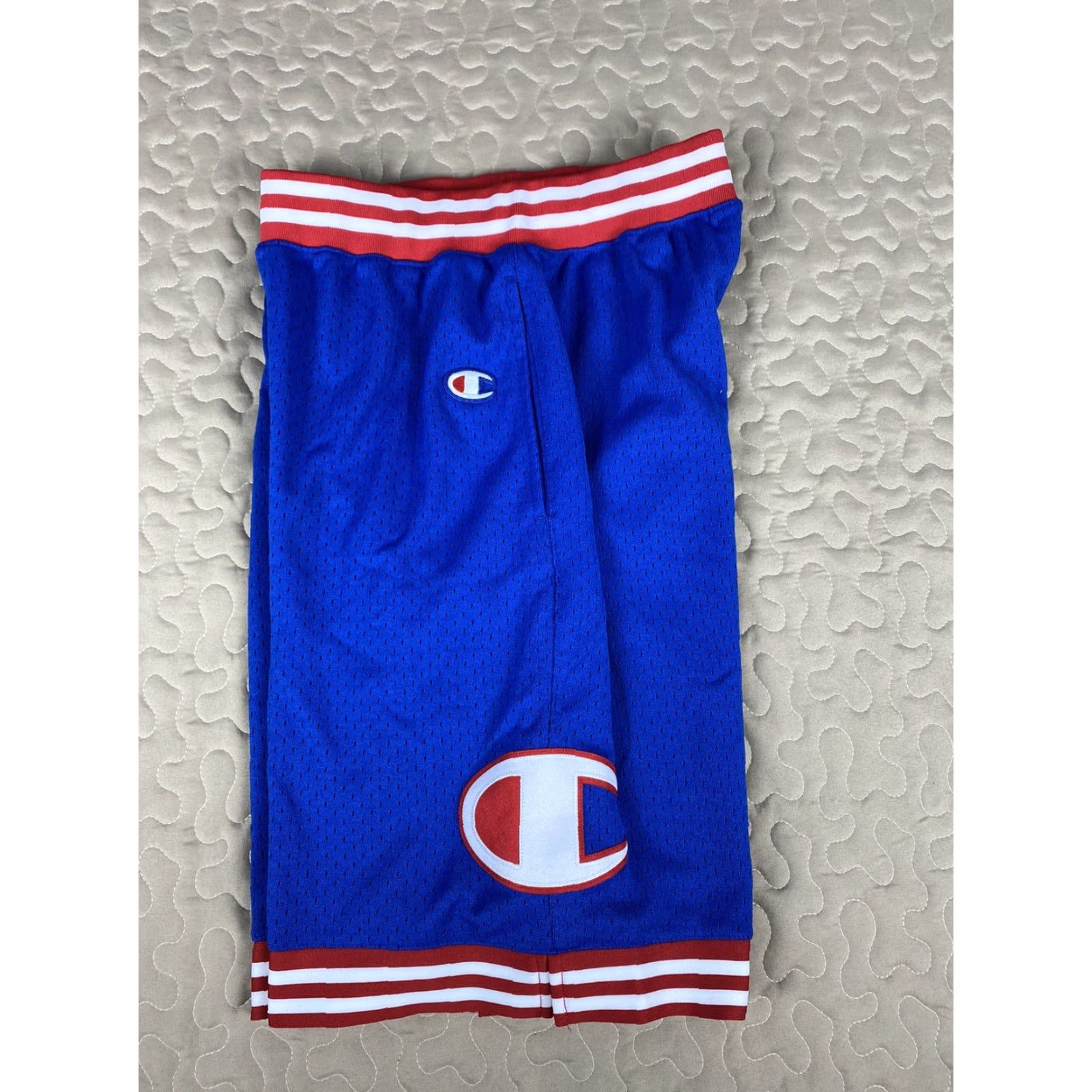 Champion Champion Basketball Shorts Mens Small Big Logo Pockets Gym Work Out Athletic Size US 29 - 2 Thumbnail