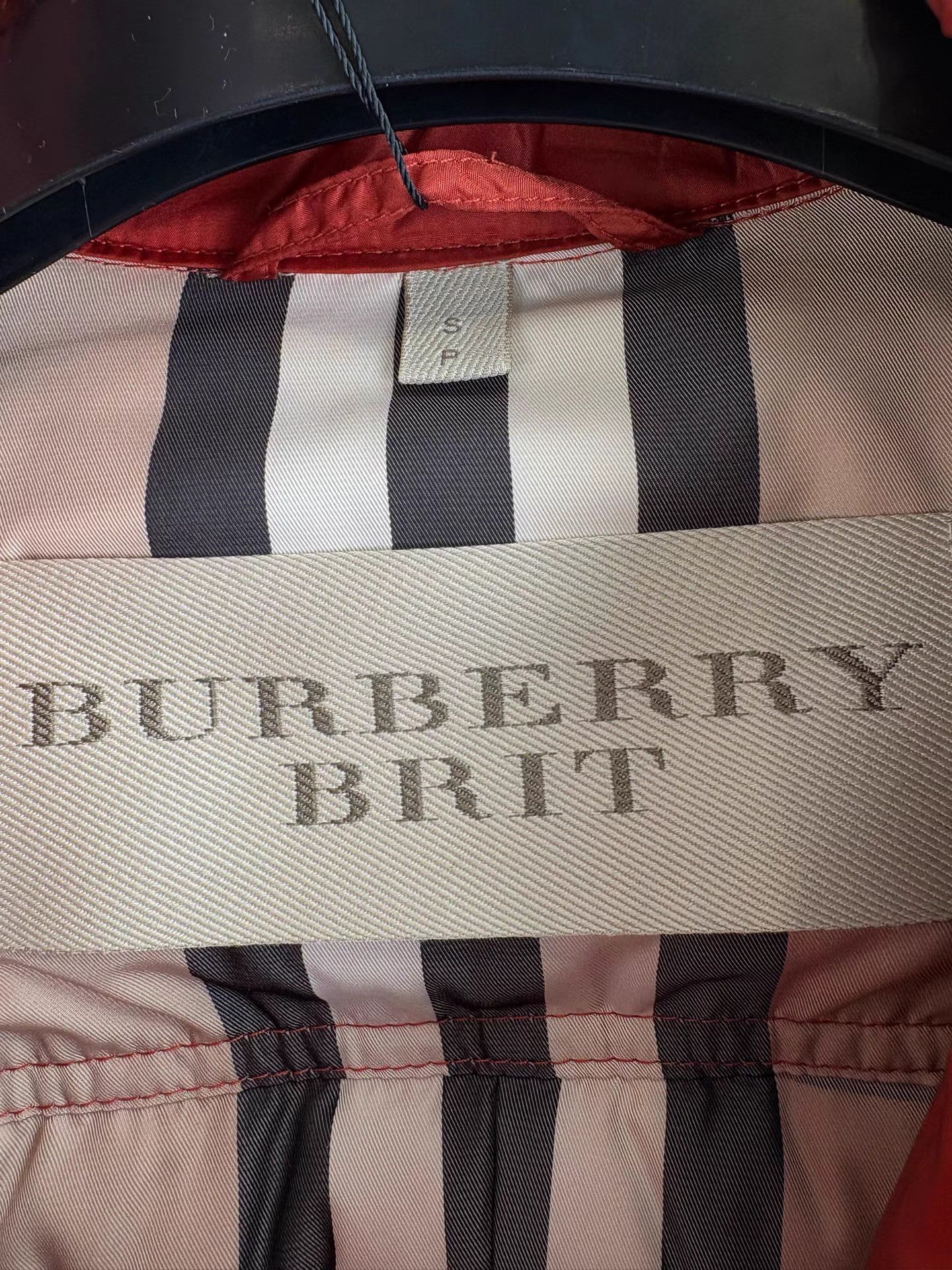 Burberry BURBERRY Orange Red Mid-Length Down Jacket Size S / US 4 / IT 40 - 5 Thumbnail