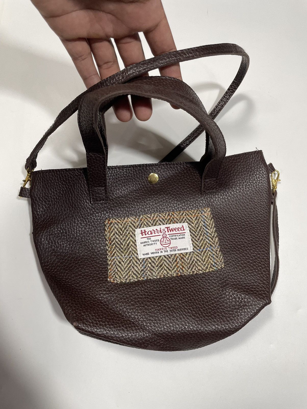 Beams Plus × Harris Tweed Harris Tweed X Beams Plus light sling crossbody hand tote Size ONE SIZE - 2 Thumbnail
