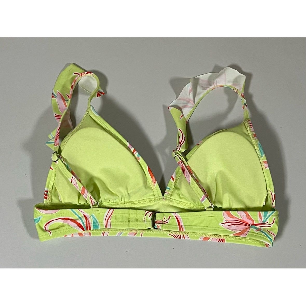 Other Mint Green Pastel Floral Bikini Top Bathing Suit Size M 🌸✨ Size M / US 6-8 / IT 42-44 - 4 Thumbnail