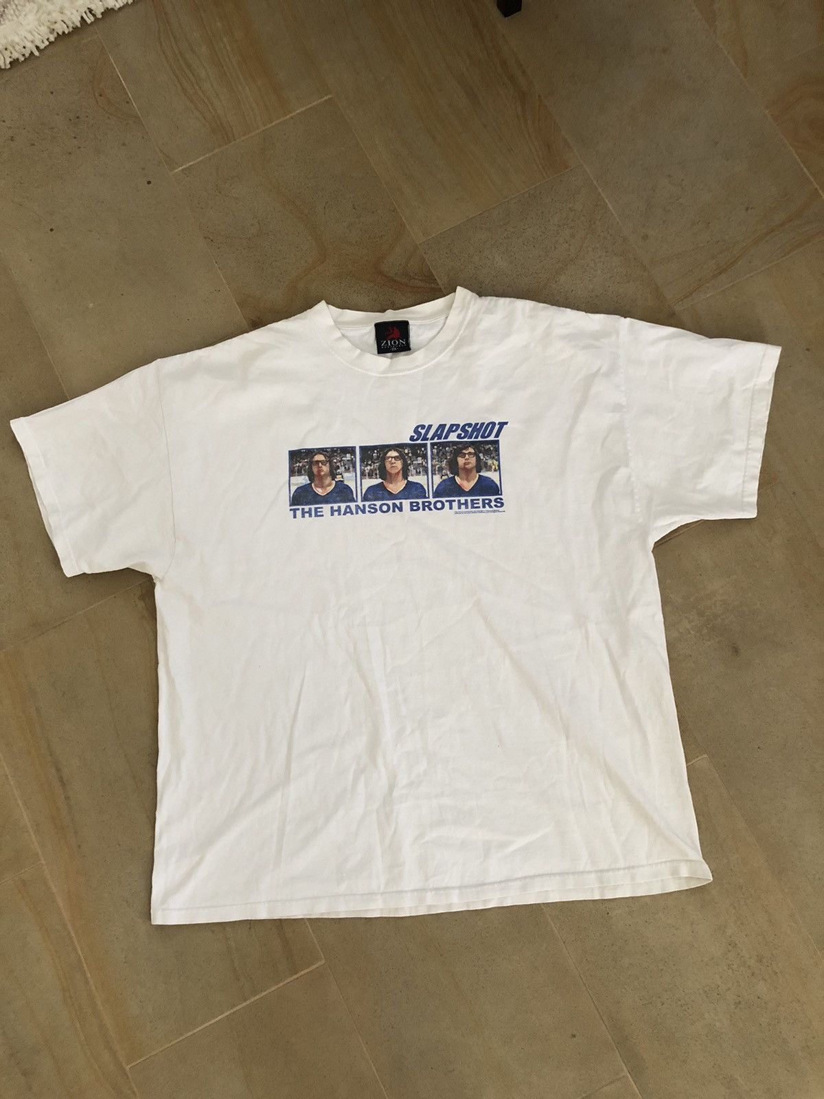 Band Tees × NHL × Vintage THE HANSON BROTHERS SLAPSHOT TEE Size US XXL / EU 58 / 5 - 1 Thumbnail