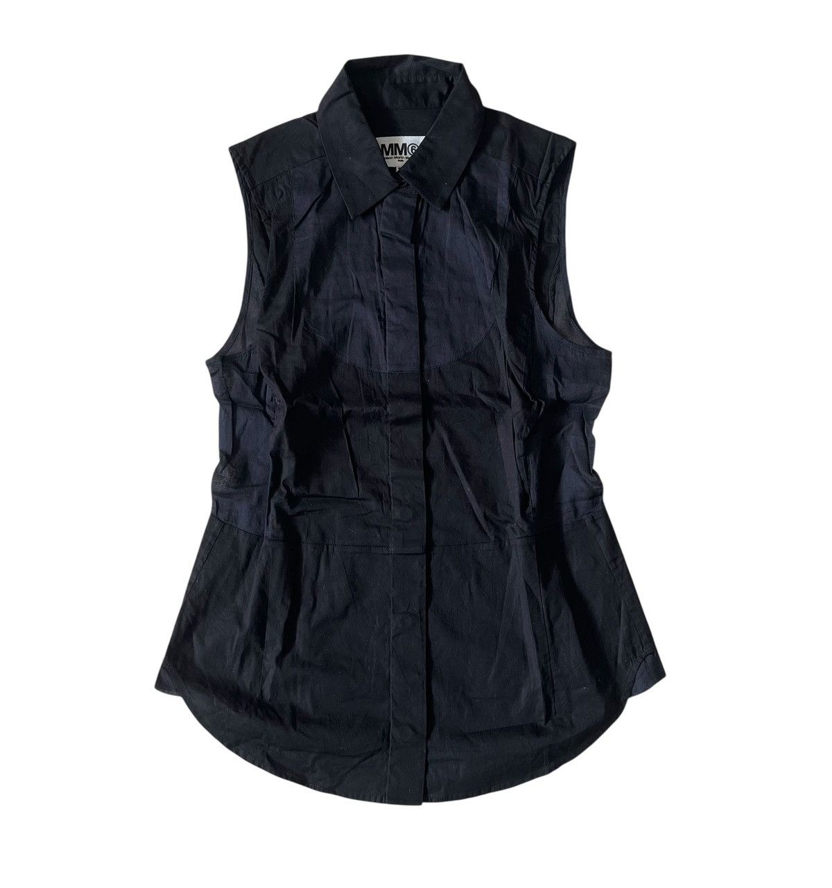 Maison Margiela TAX FREE 🇺🇸 margiela mm6 sleeveless button up shirt Size US S / EU 44-46 / 1 - 1 Thumbnail