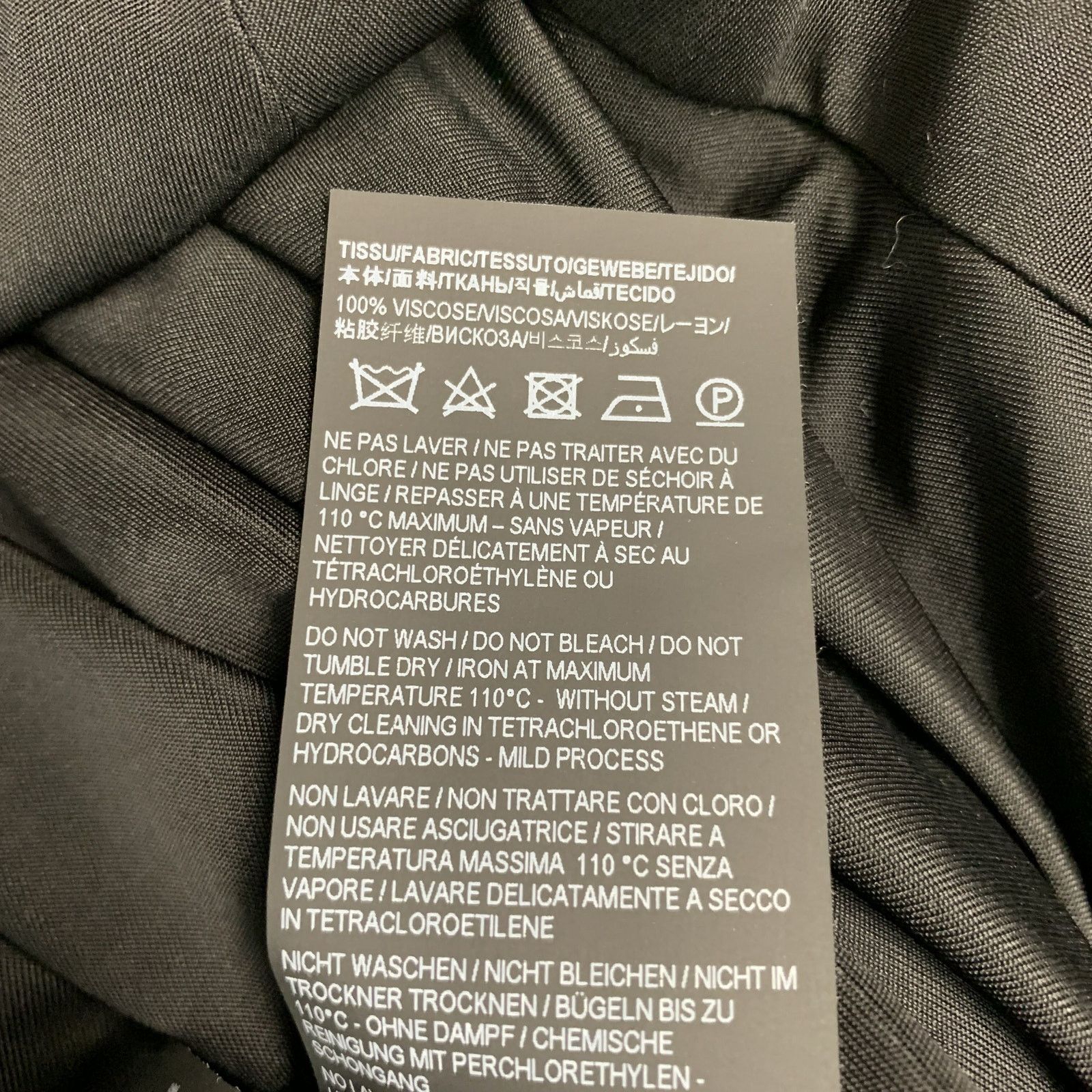 Saint Laurent Paris SAINT LAURENT Size 2 Black Jersey Long Skirt Size 25" / US 0 / IT 36 - 9 Thumbnail