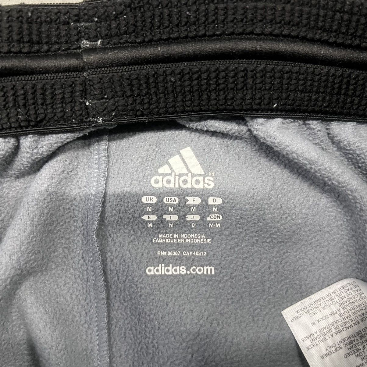 Adidas × Vintage crazy Vintage Y2K/2000s Baggy Grey Adidas Striped Trackpants! Size US 32 / EU 48 - 6 Thumbnail