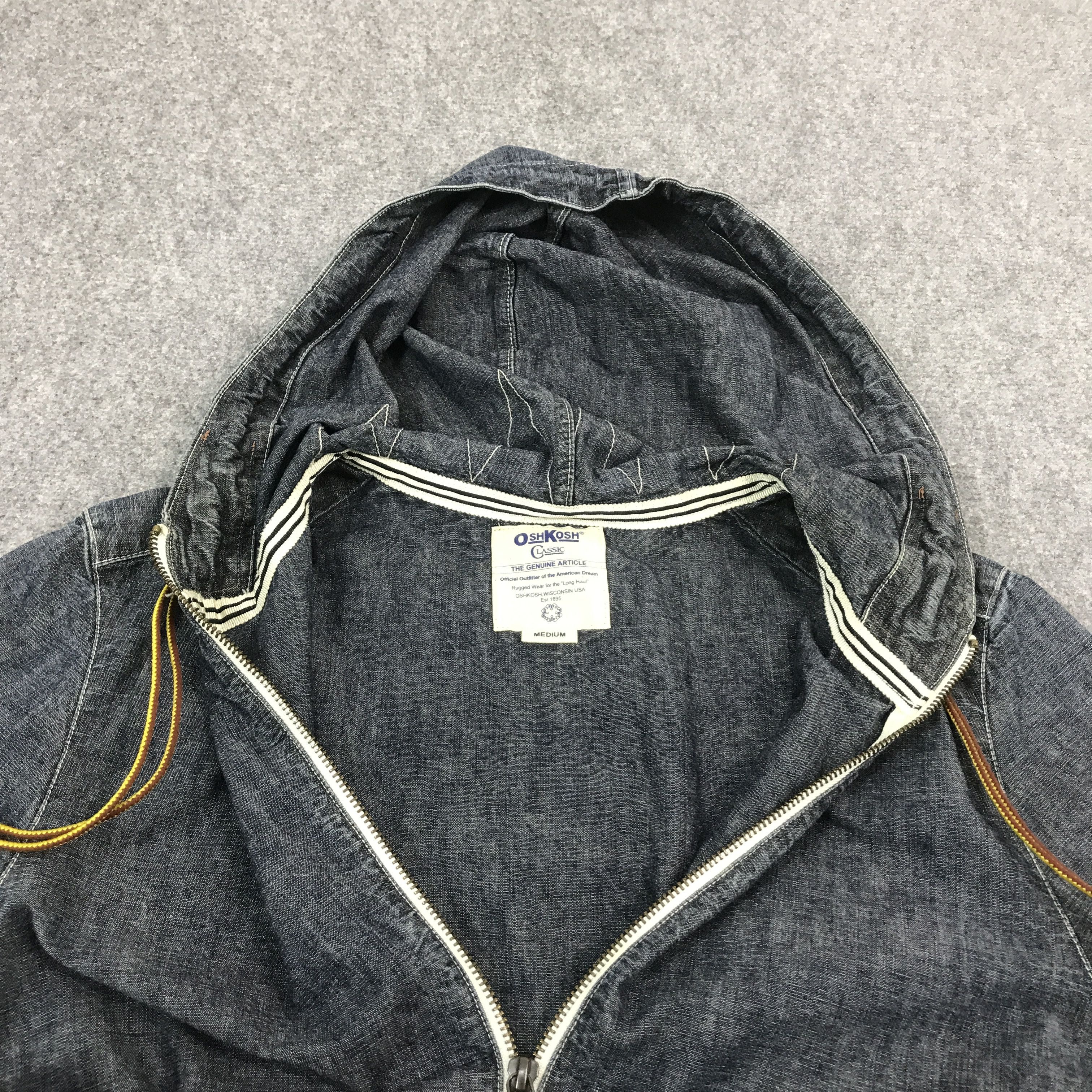 Japanese Brand × Oshkosh Oshkosh blue zipper hoodie the genuine article jacket Size US M / EU 48-50 / 2 - 5 Thumbnail