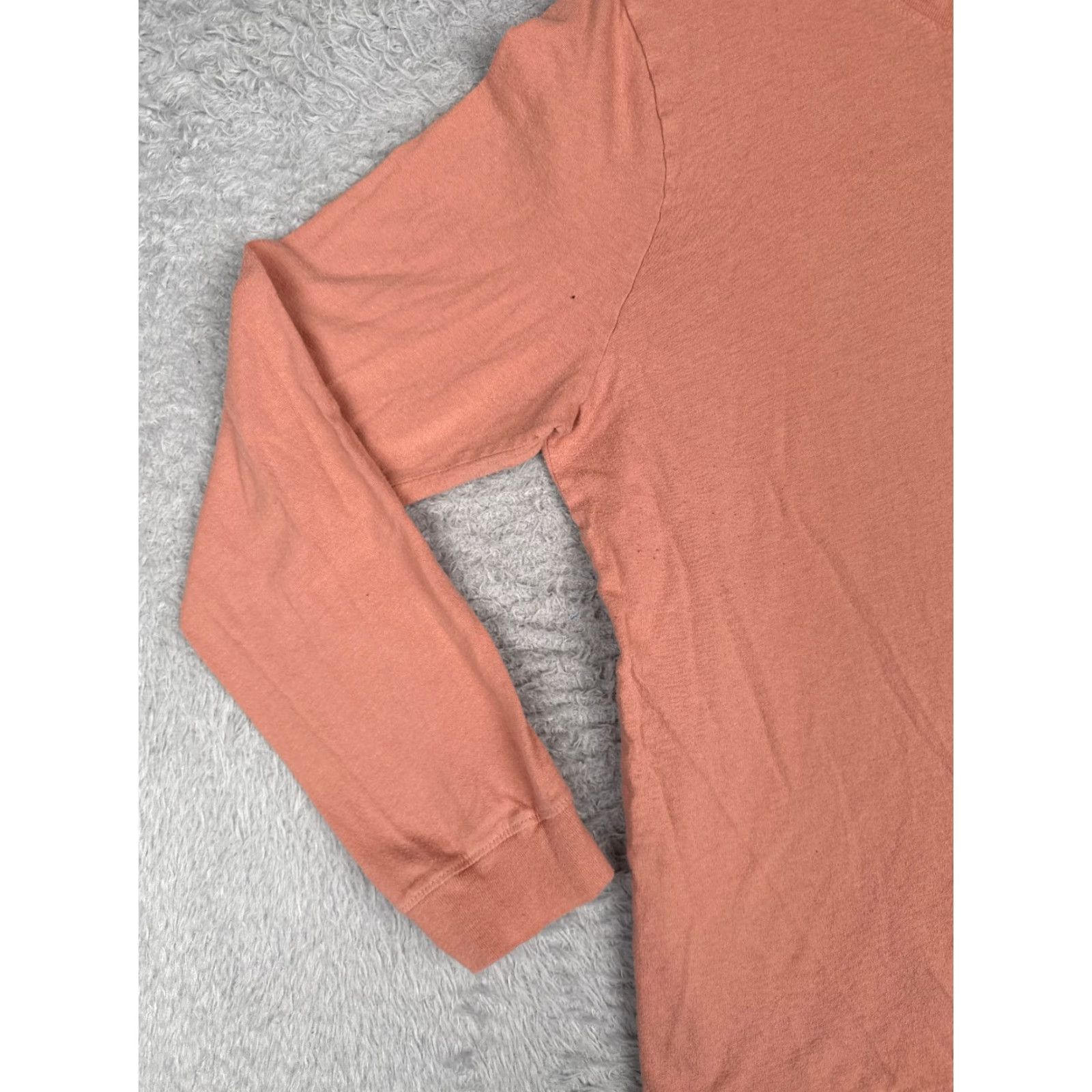 The North Face The North Face Shirt Women Medium Pink Long Sleeve Crew Neck 100% Cotton Size M / US 6-8 / IT 42-44 - 3 Thumbnail