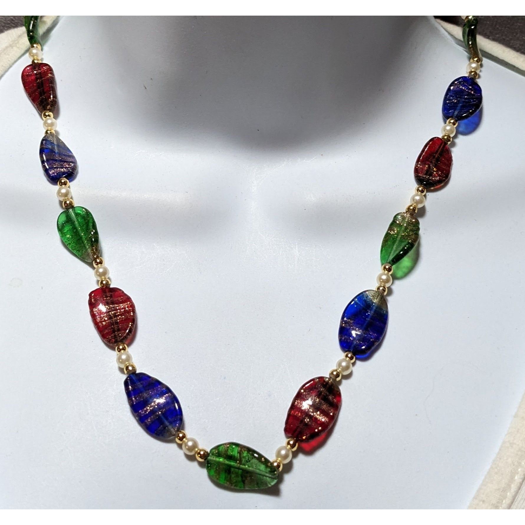 Other Rainbow Glitter Glass Necklace Size ONE SIZE - 5 Thumbnail