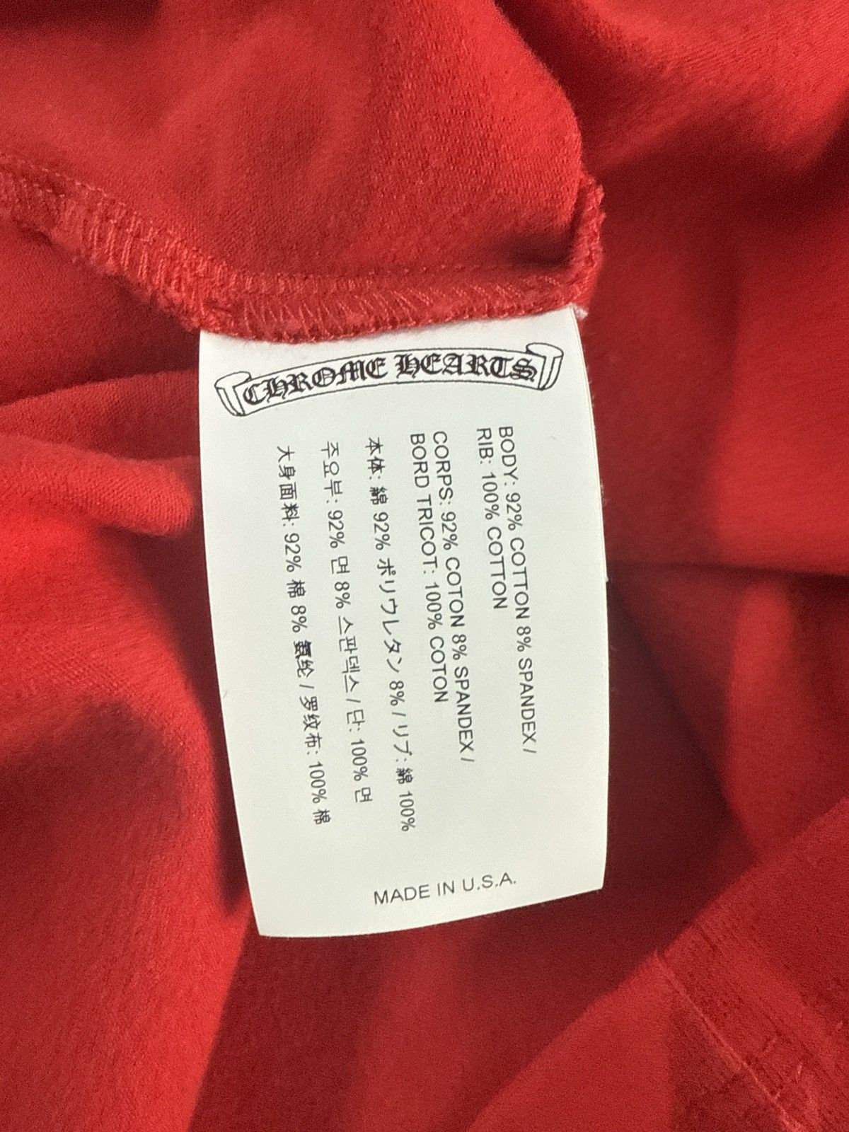Chrome Hearts CHROME HEARTS ROLLER SKATE TANK TOP RED Size M / US 6-8 / IT 42-44 - 8 Thumbnail