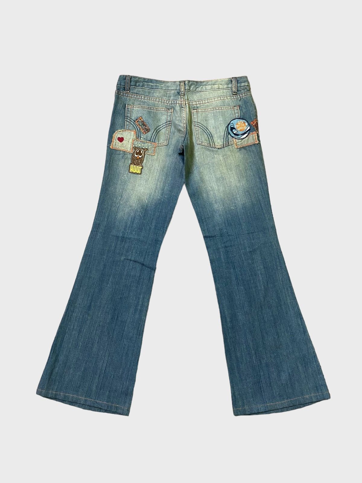 Hysteric Glamour × If Six Was Nine × Japanese Brand Flared W.M.Y.H Patches Kapital Style Low Rise Denim Jeans Size US 29 - 1 Thumbnail