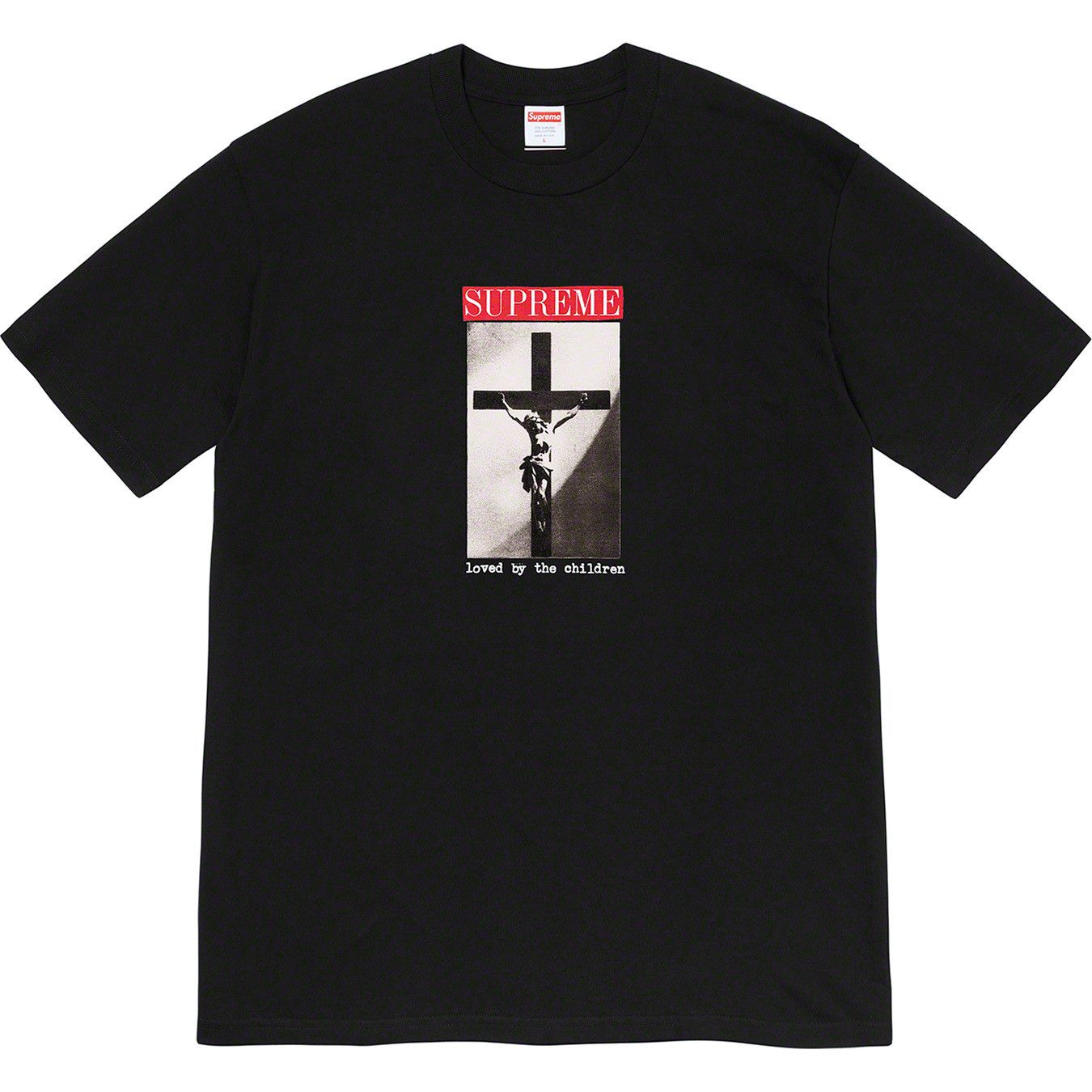 image of Supreme Loved By The Children Tee Black Medium, Men's