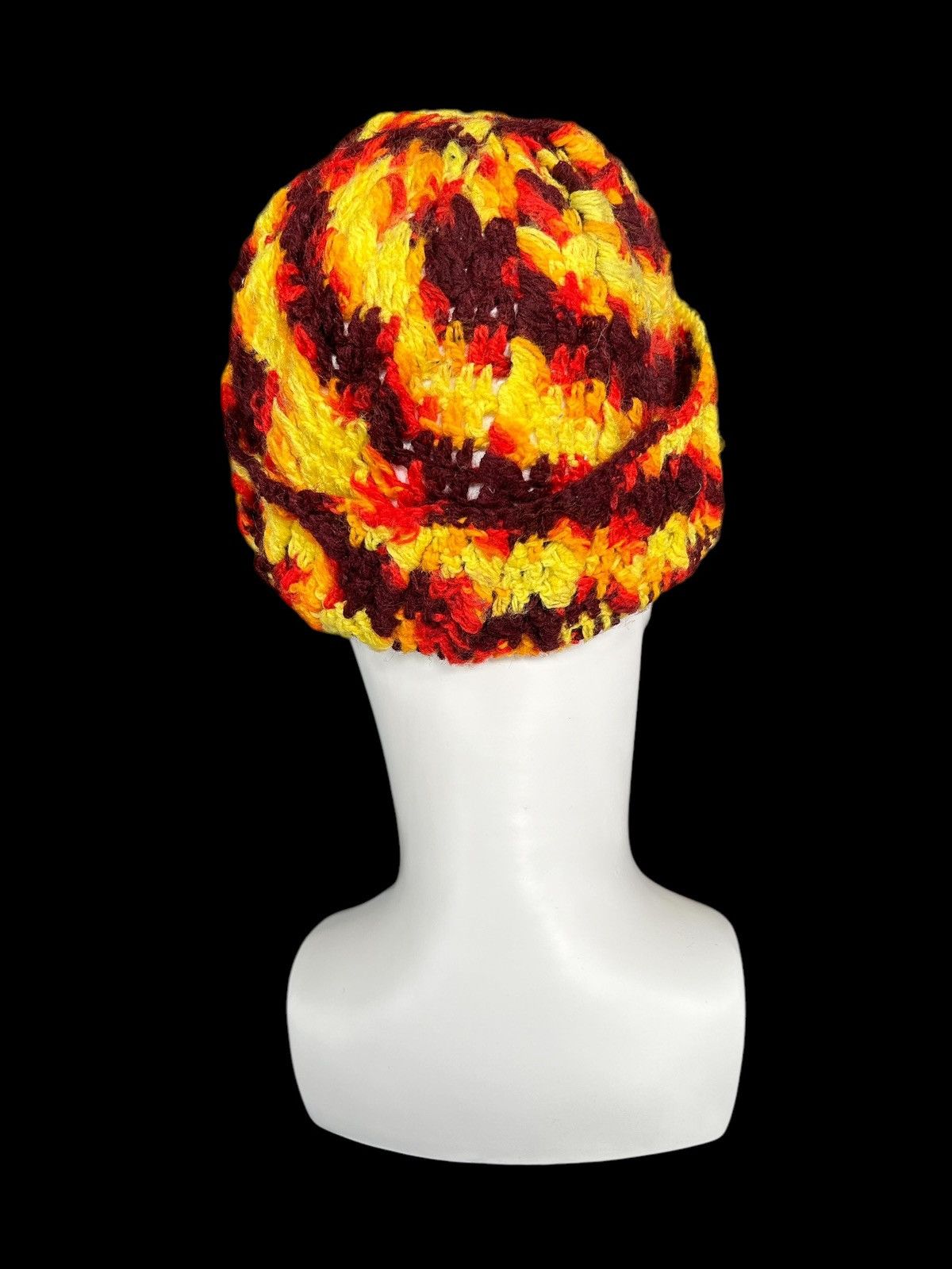 Japanese Brand × Kapital × Vintage Crochet Knitted Handmade Rare Beanie Hats ☠️☠️💥 Size ONE SIZE - 6 Thumbnail