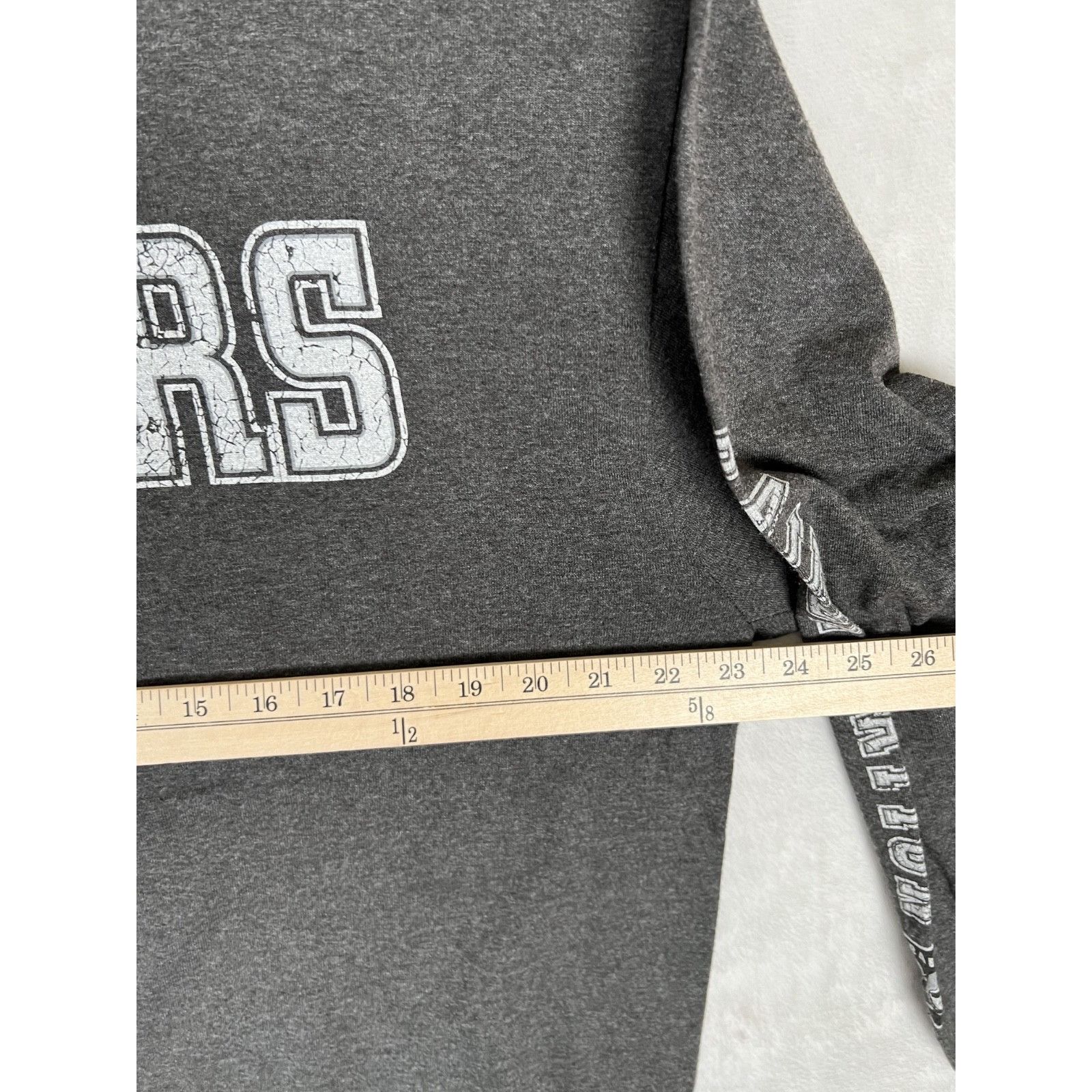 Majestic Vintage Oakland Raiders Long Sleeve Shirt Size XL Gray Spel Size US XL / EU 56 / 4 - 4 Thumbnail