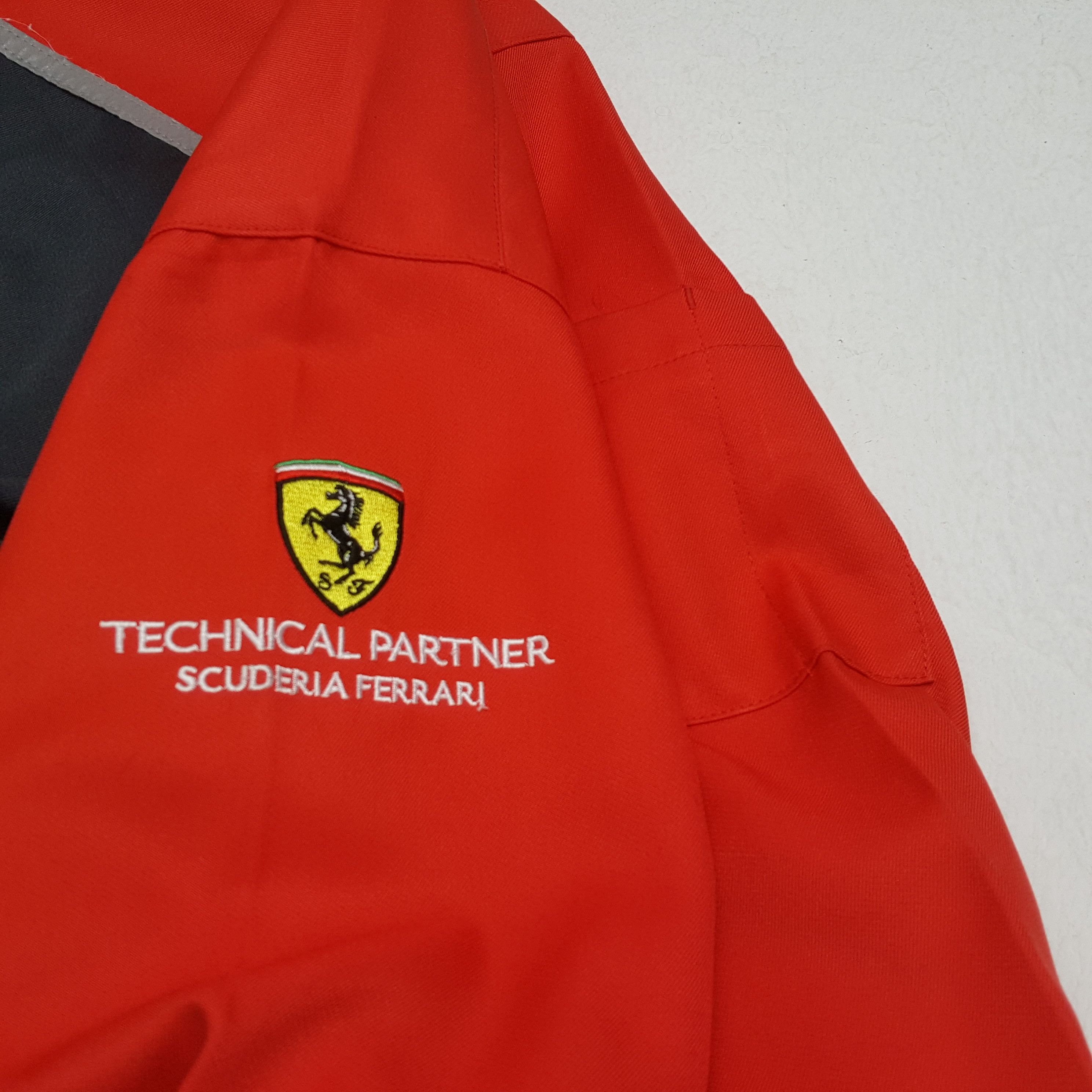 Ferrari × Vintage FERRARI SHELL Racing Workwear Style Jacket Size US XXL / EU 58 / 5 - 7 Thumbnail