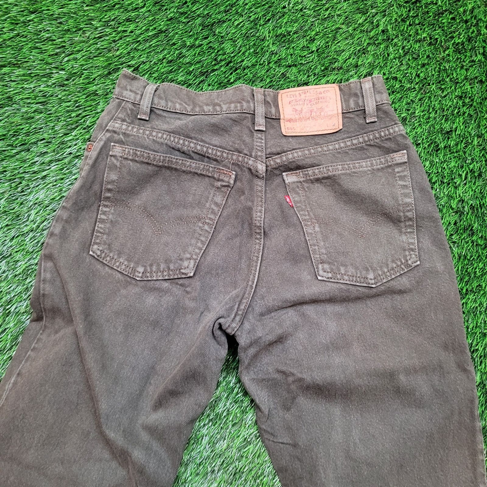 Levi's VTG Levi's 550 Mom Jeans Womens 31 High Waisted Tapered USA Size 31" - 4 Thumbnail