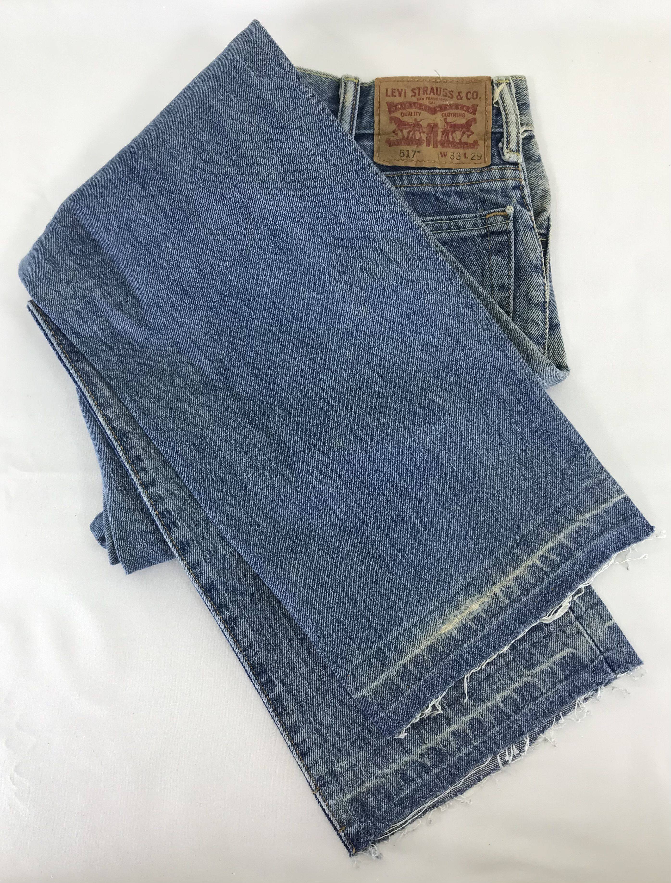 Levi's Vintage Levi's 517 Flare Jeans Blue Wash Denim Size US 33 - 15 Thumbnail