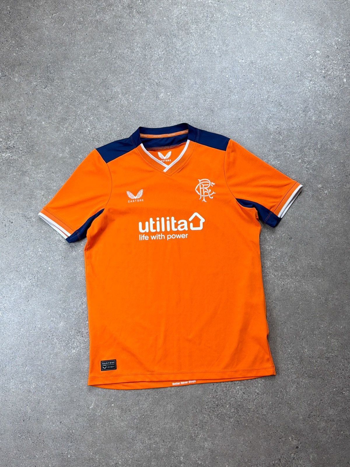 Castore Castore Glasgow Rangers FC Soccer Jersey Shirt Size US S / EU 44-46 / 1 - 1 Thumbnail