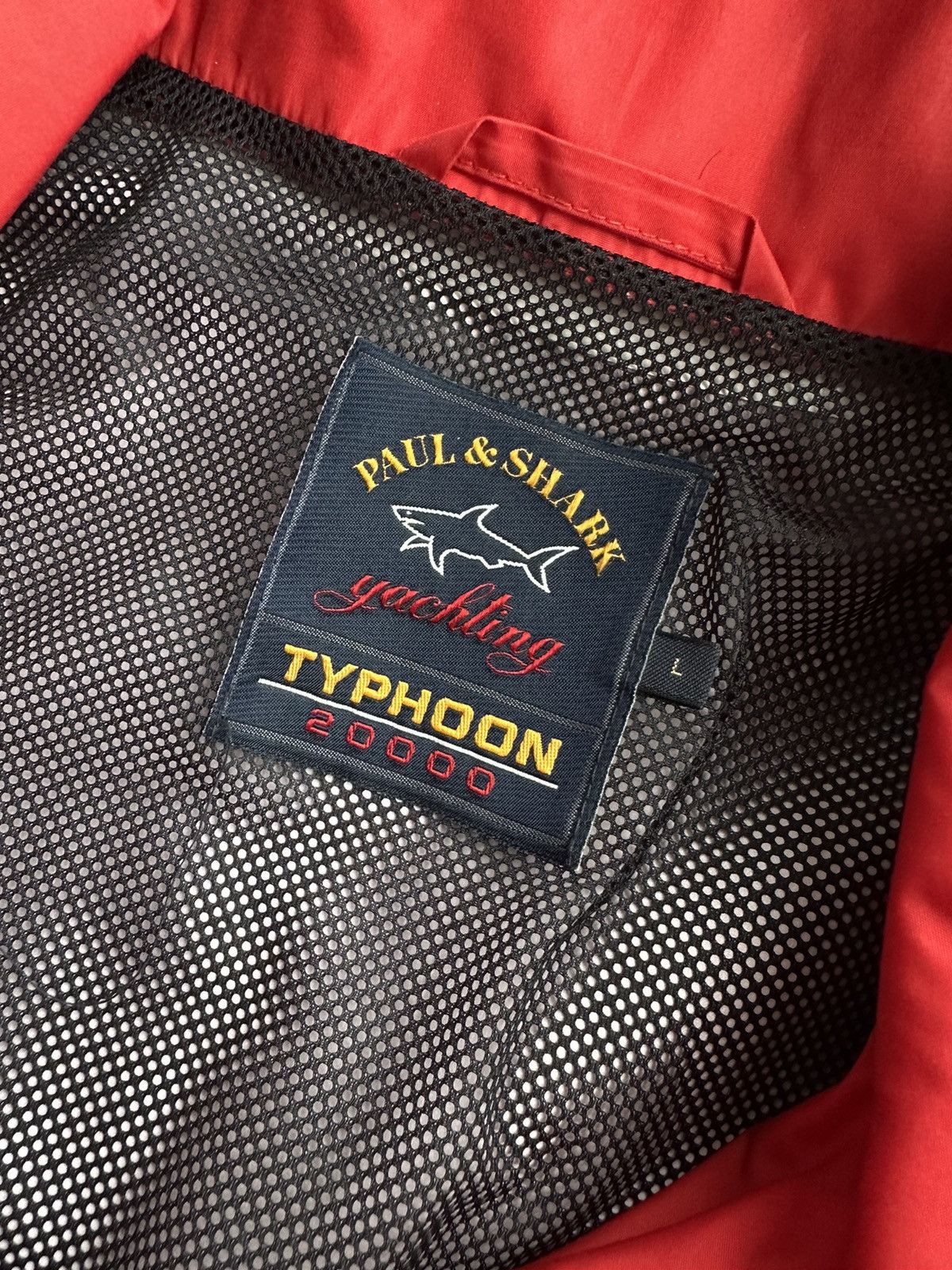 Paul & Shark × Vintage Vintage Paul & Shark Typhoon 20000 Red Windbreaker Jacket Size US L / EU 52-54 / 3 - 7 Thumbnail