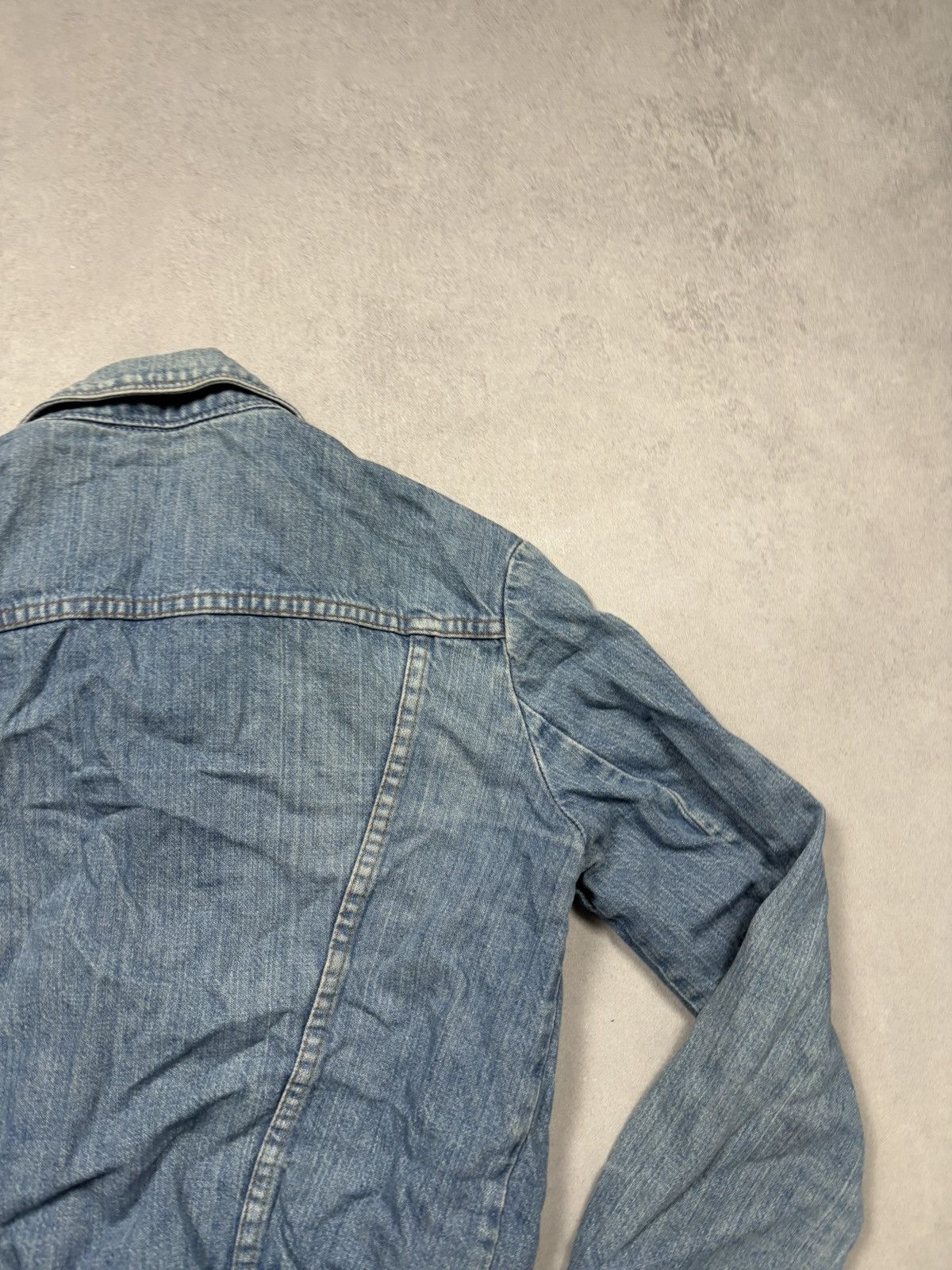 Wrangler Vintage Wrangler Zip Up Denim Trucker Jacket 80s Rare Faded Size XS / US 0-2 / IT 36-38 - 11 Thumbnail