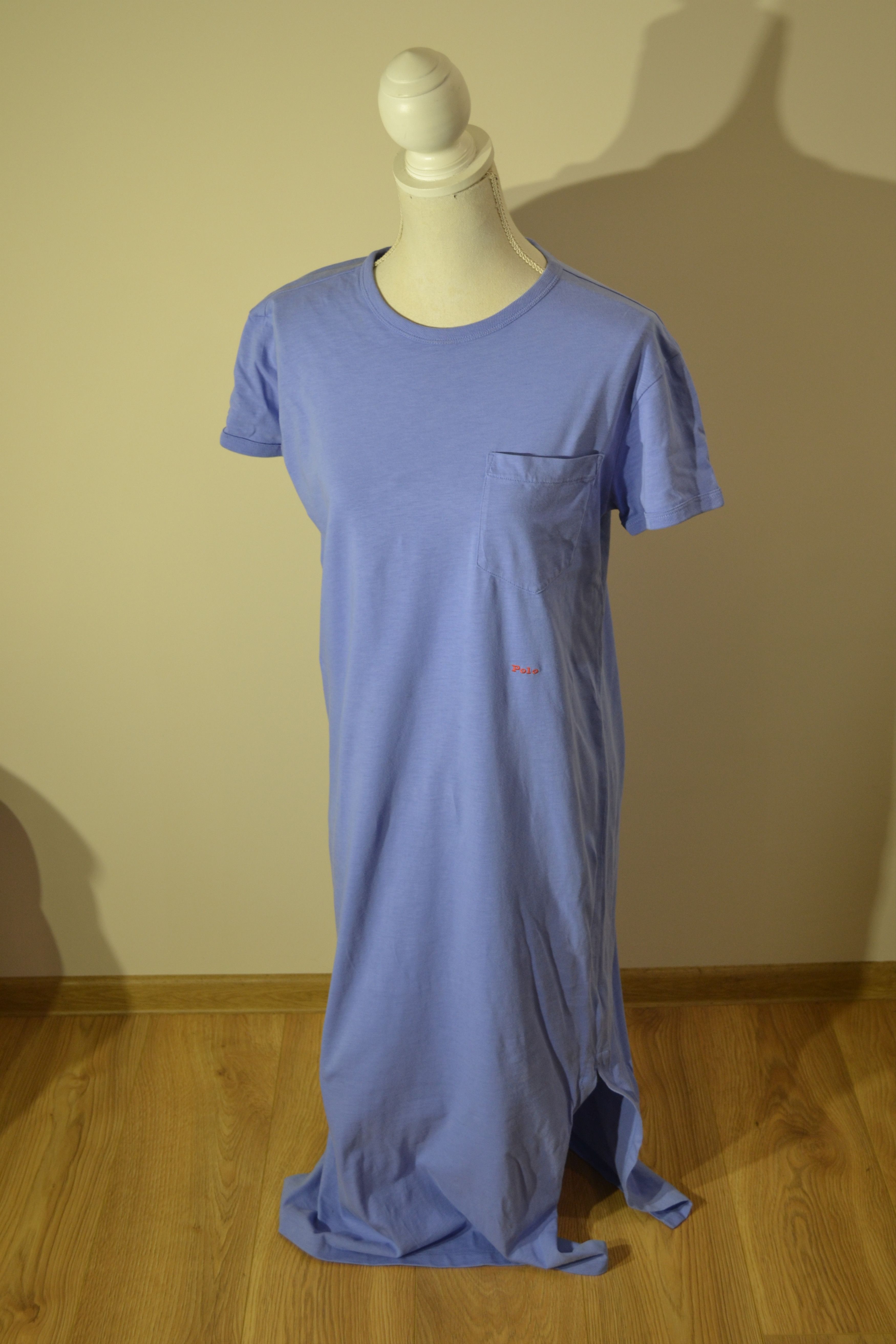 Polo Ralph Lauren Dress Polo Ralph Lauren Blue Maxi | Vintage T-shirt Size M / US 6-8 / IT 42-44 - 2 Thumbnail
