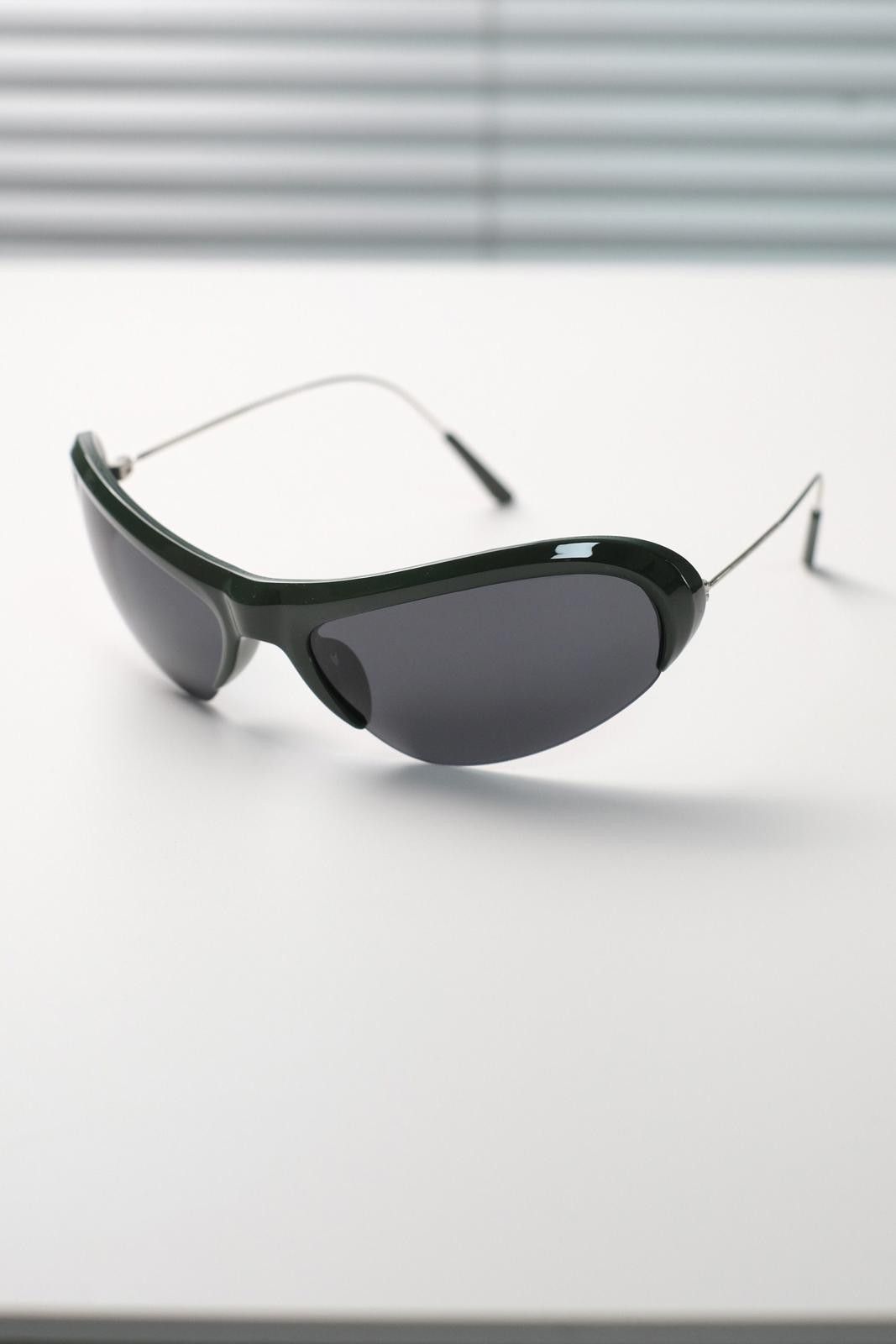 Other Y2k Vtg Avant Garde Futuristic Green Sunglasses Unisex OS Size ONE SIZE - 6 Thumbnail