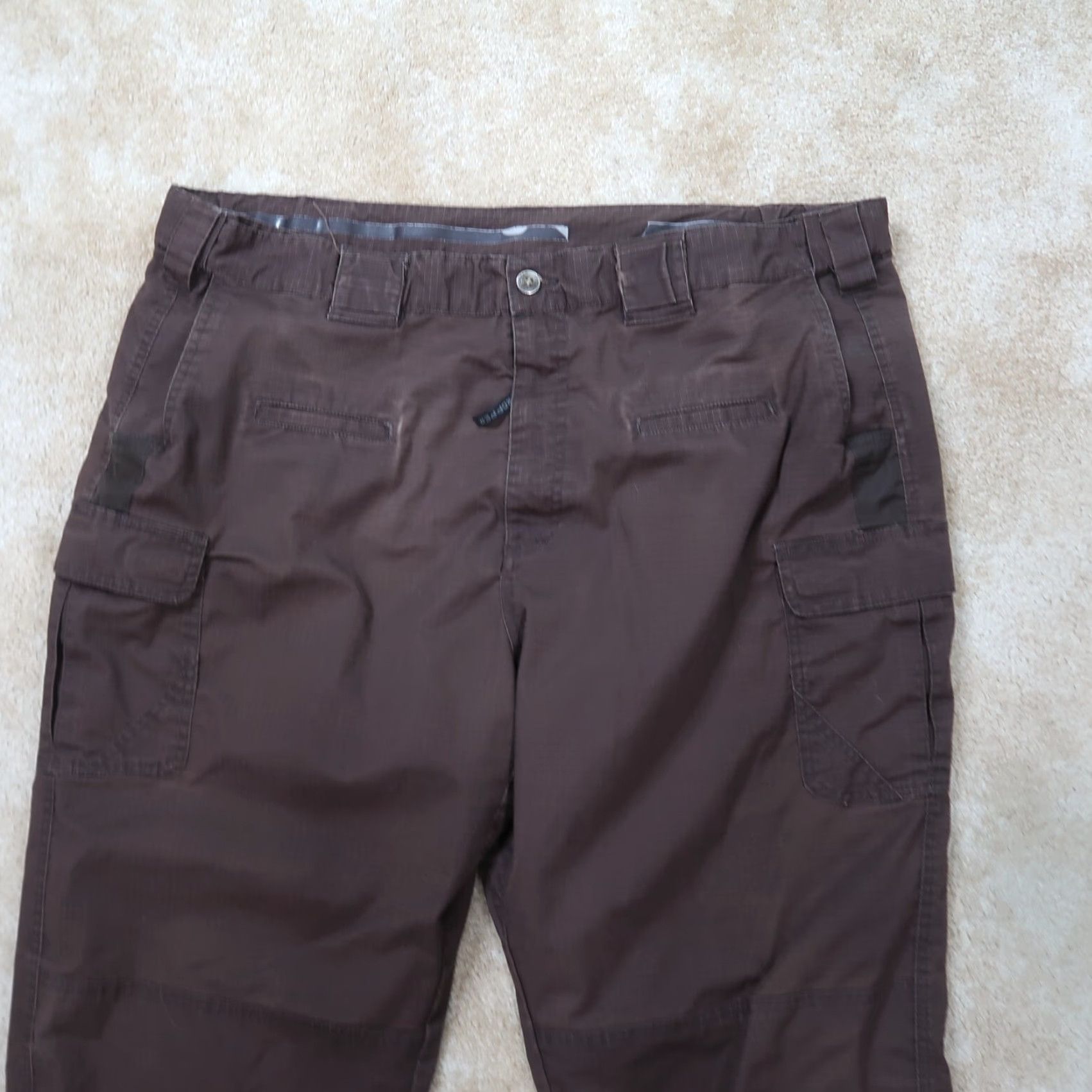 Propper VINTAGE Propper Cargo Pants Men's 46x33 Brown Pants Stretch Kinetic Ripstop Size US 30 / EU 46 - 2 Thumbnail