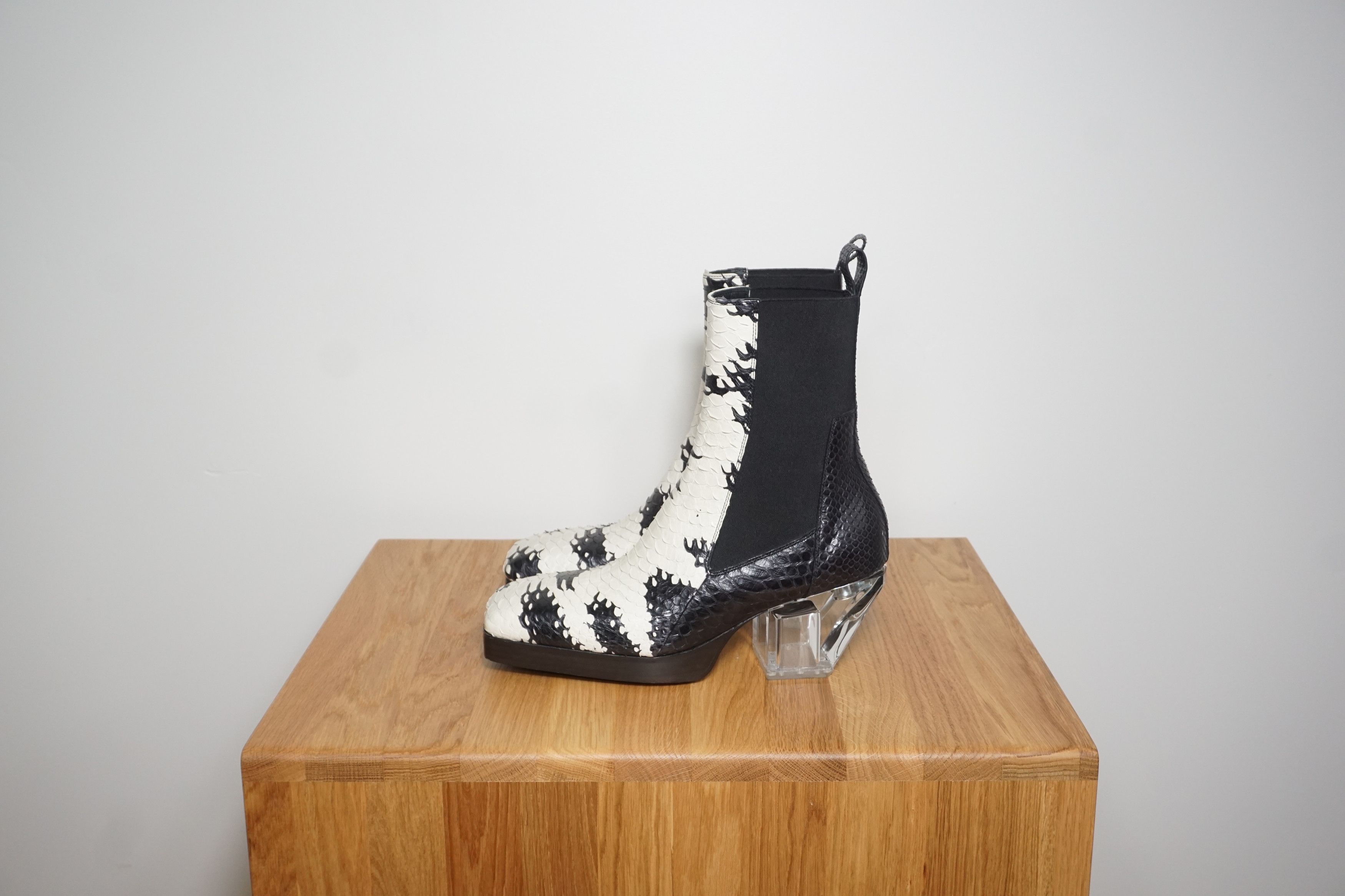 Rick Owens Python SS22 Fogachine Heeled Sliver Size US 8 / IT 38 - 2 Thumbnail