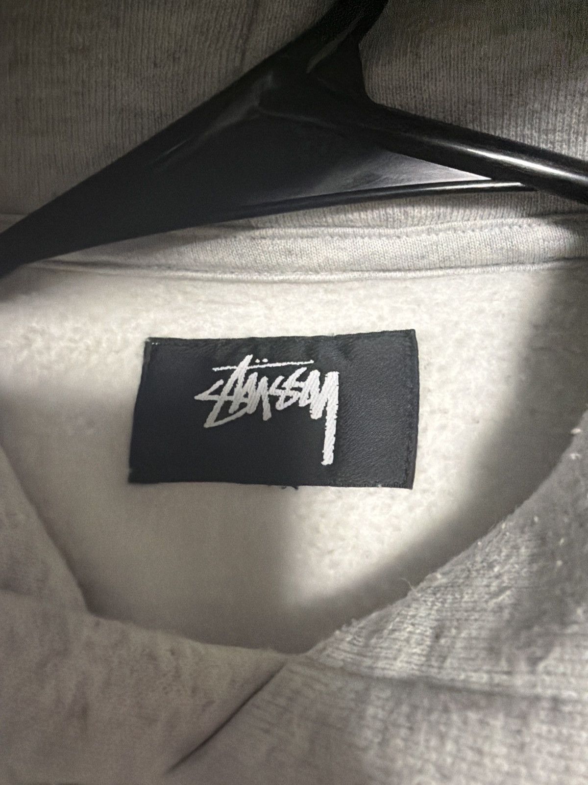 Stussy STUSSY BLANK HOODIE SIZE S LIGHT HEATHER GRAY Size US S / EU 44-46 / 1 - 3 Thumbnail