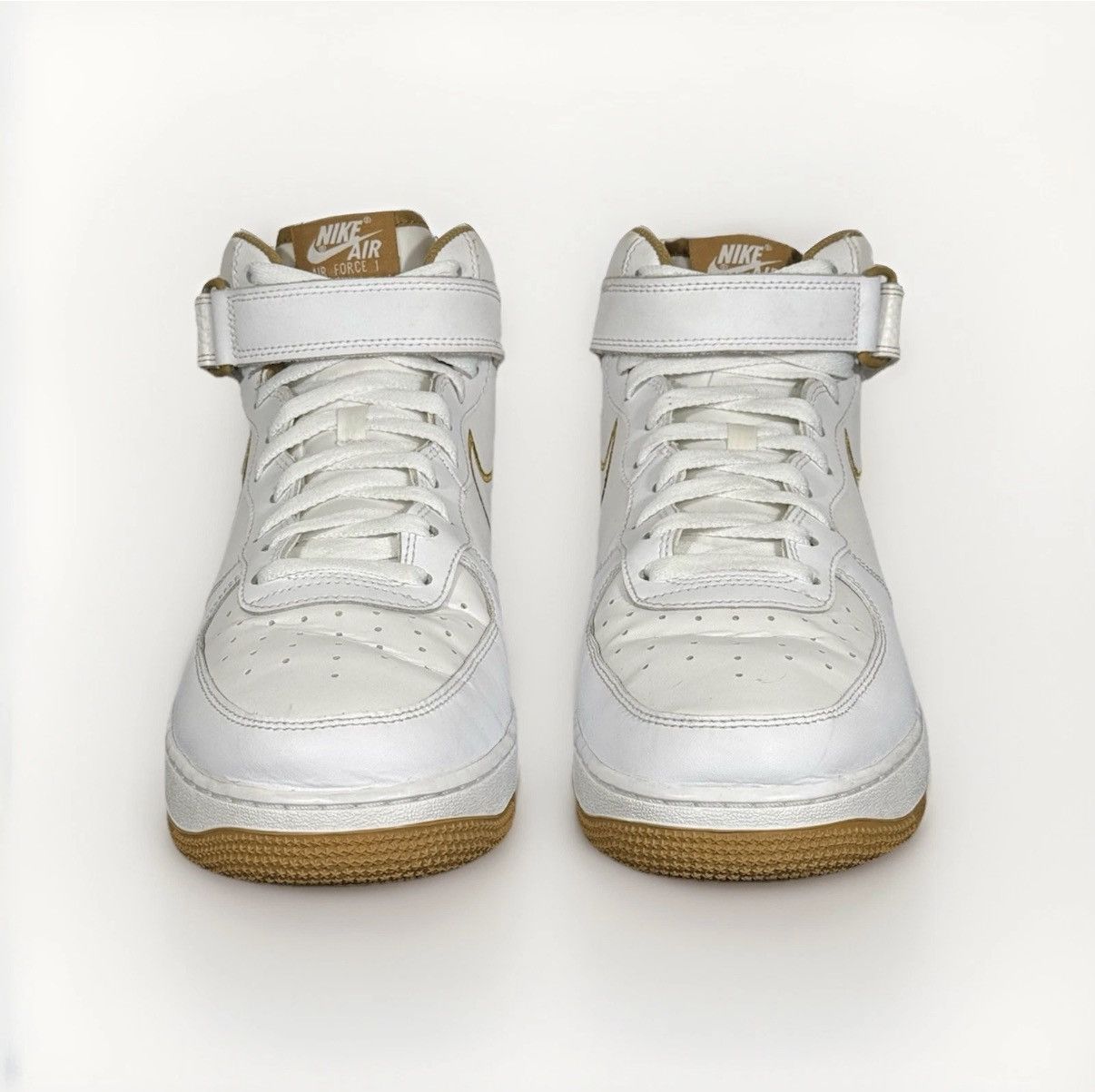 Nike Nike Air Force 1 Mid ‘07 “white Bronze” 2018 Size 11.5 Size US 11.5 / EU 44-45 - 2 Thumbnail