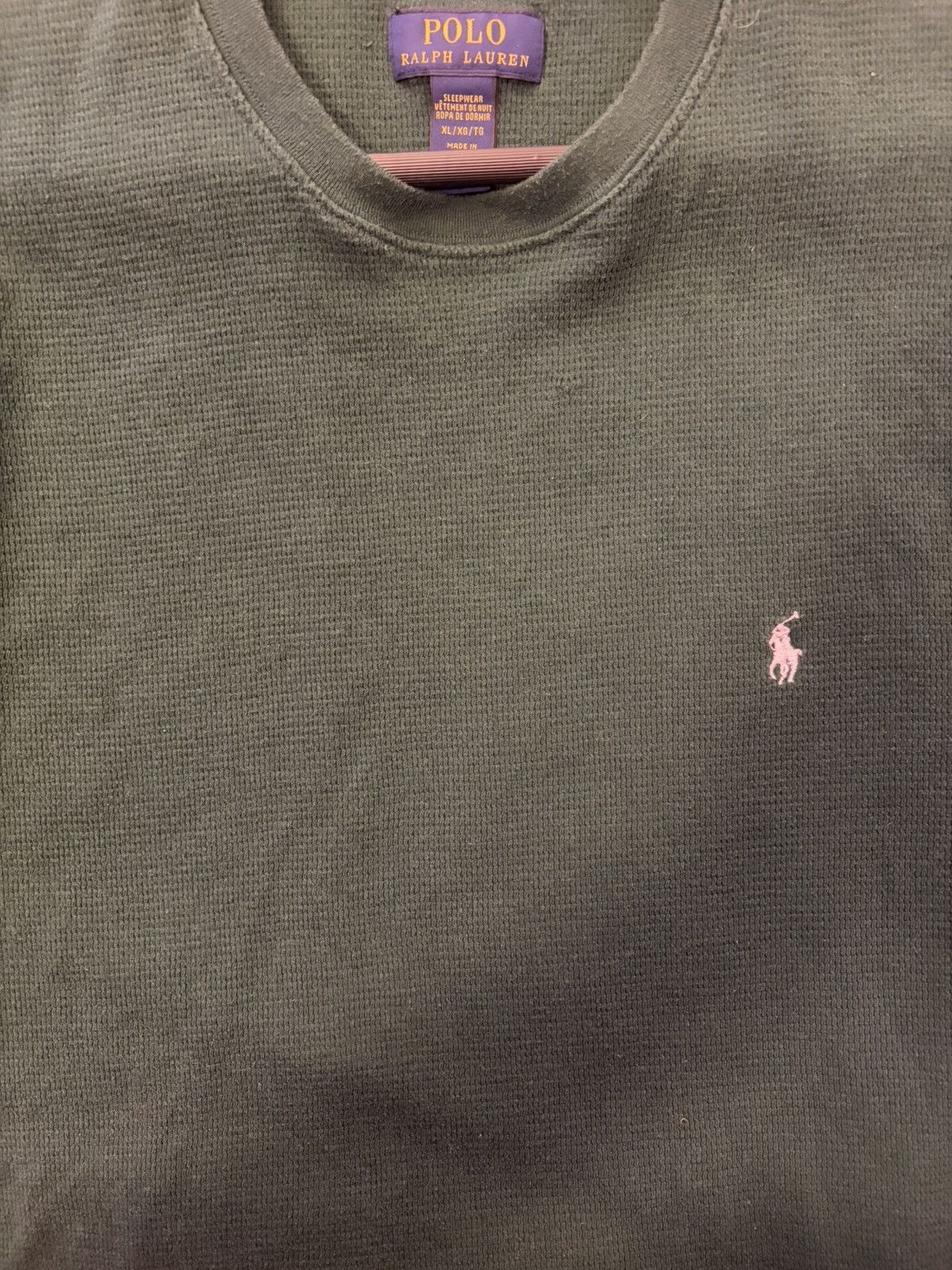 Polo Ralph Lauren Polo Ralph Lauren green thermal long sleeve Size US XL / EU 56 / 4 - 4 Thumbnail