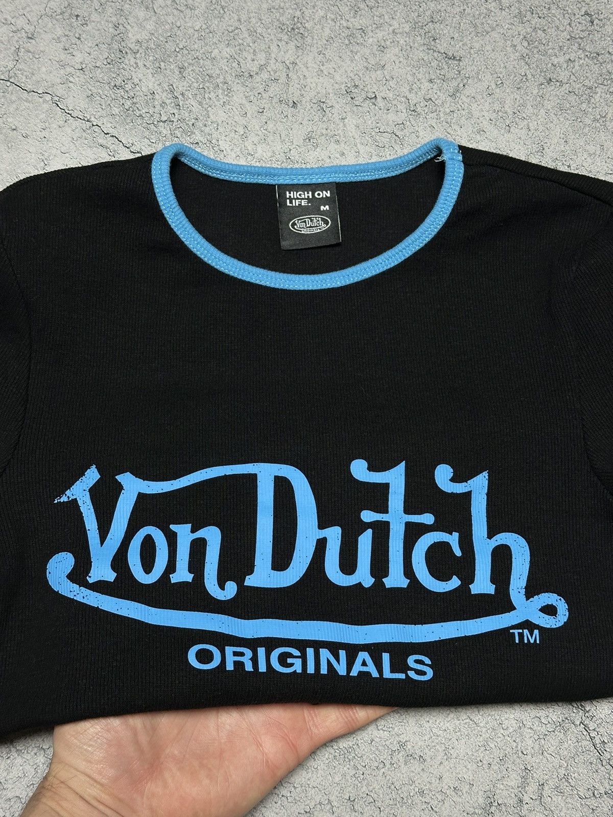 Von Dutch Von Dutch Logo Crop Long Sleeve Top Size M / US 6-8 / IT 42-44 - 4 Thumbnail