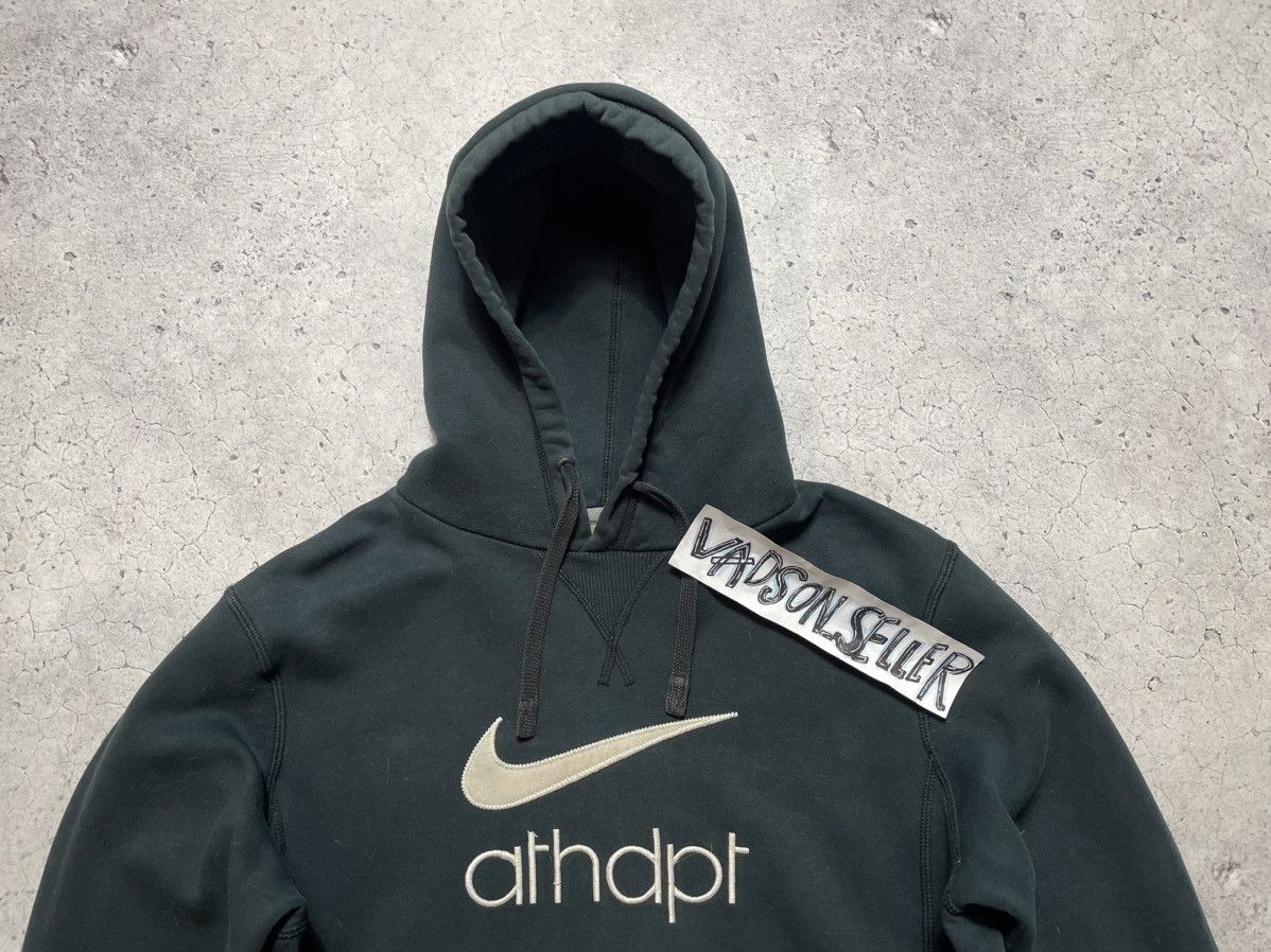 Nike Vintage Baggy Nike Big Swoosh Athdpt Drill Hoodie Y2K Size US M / EU 48-50 / 2 - 6 Thumbnail